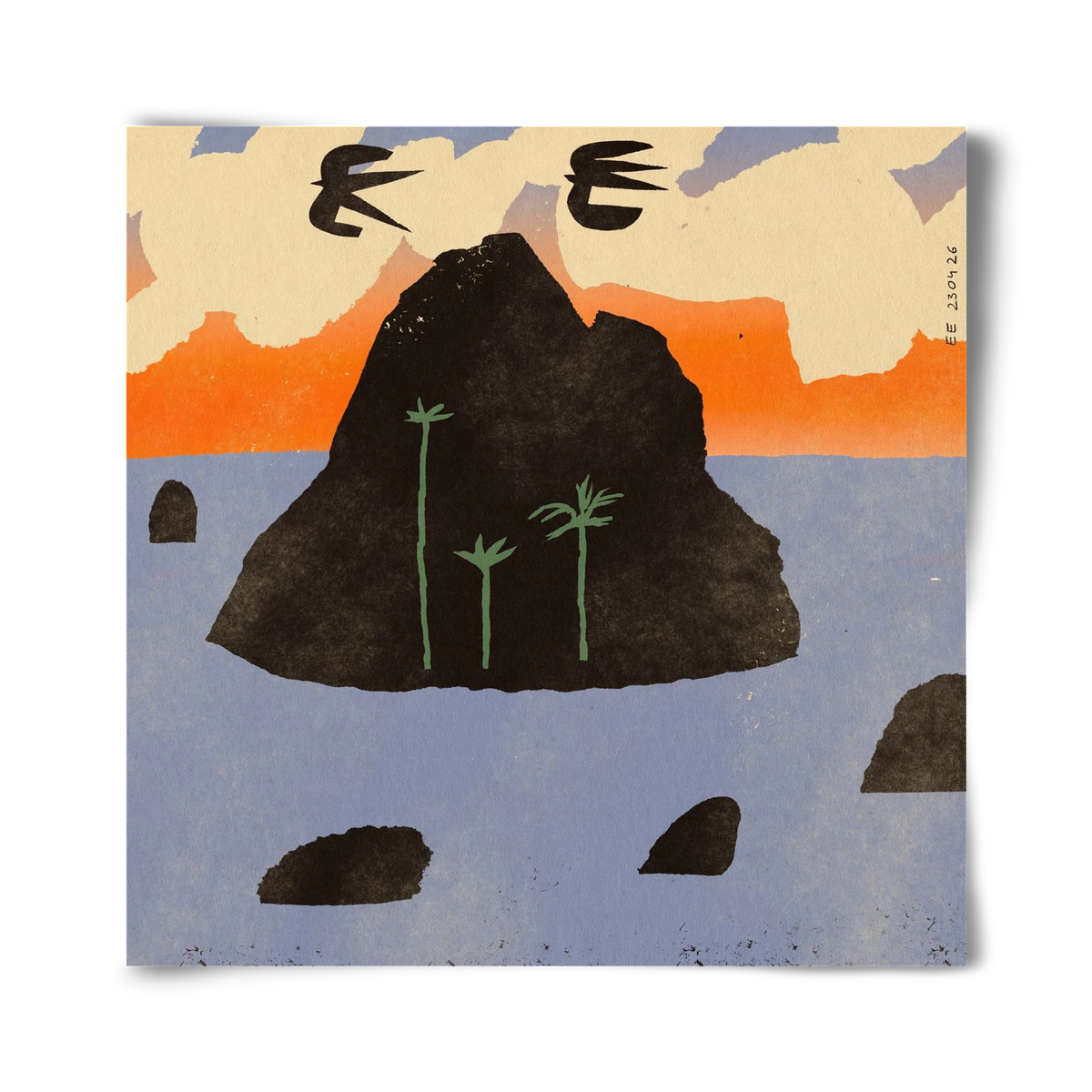 Stromboli, 40x40 cm, Keret nélkül