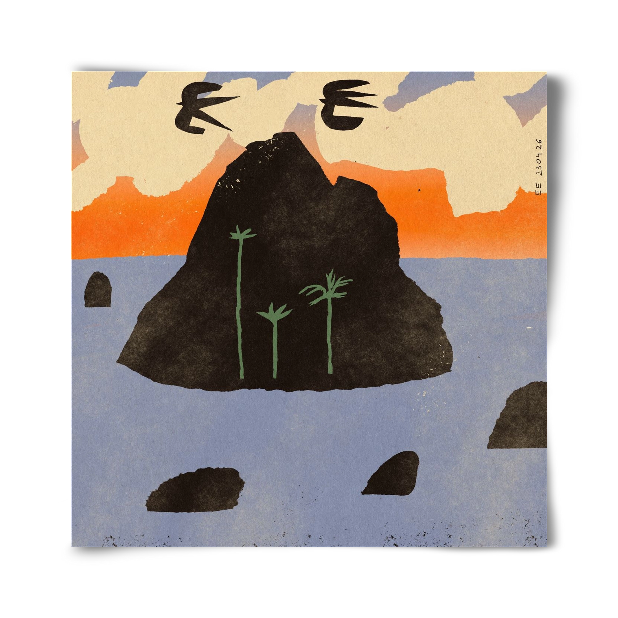 Stromboli, 40x40 cm, Keret nélkül