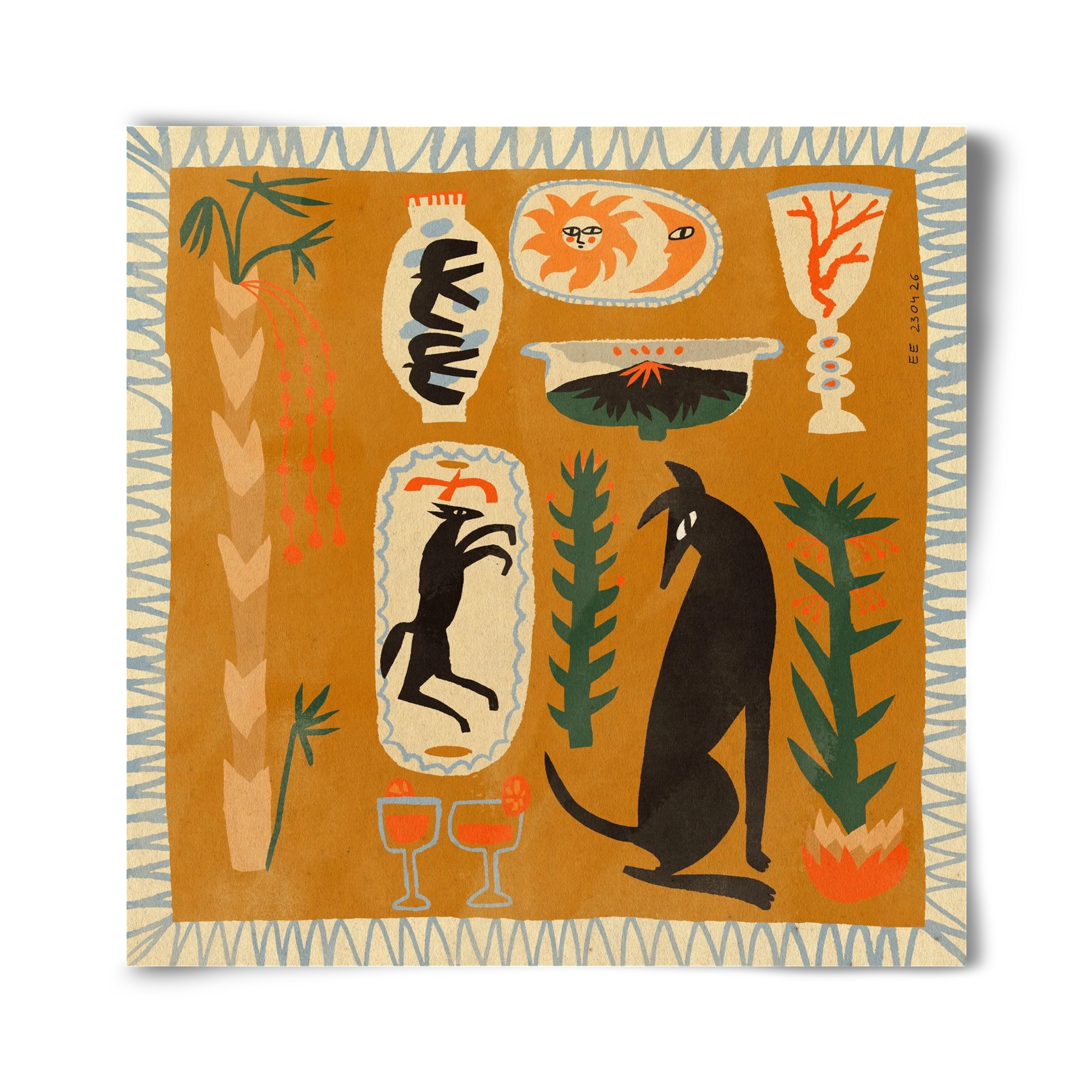 Palermo, 40x40 cm, Keret nélkül