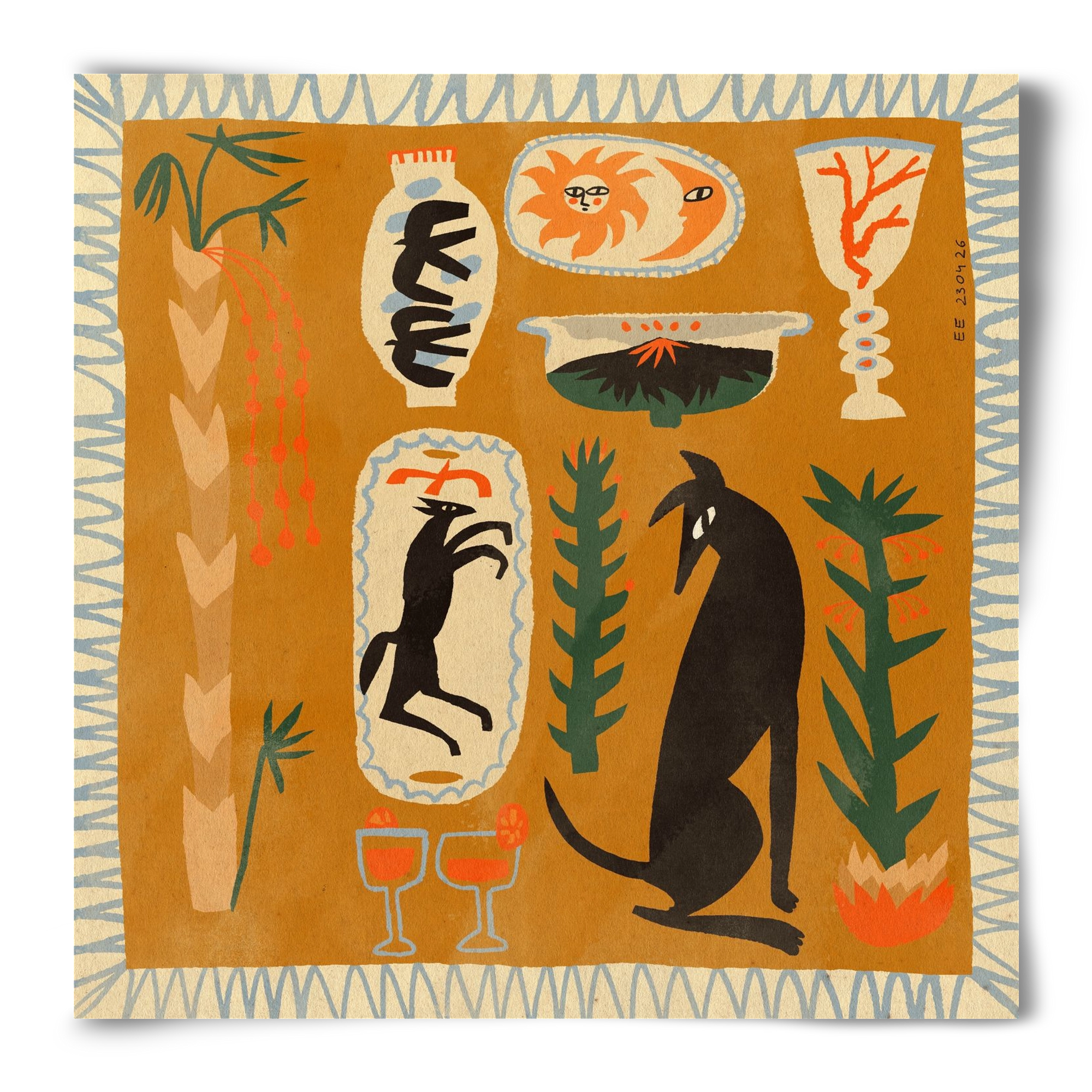 Palermo, 50x50 cm, Keret nélkül