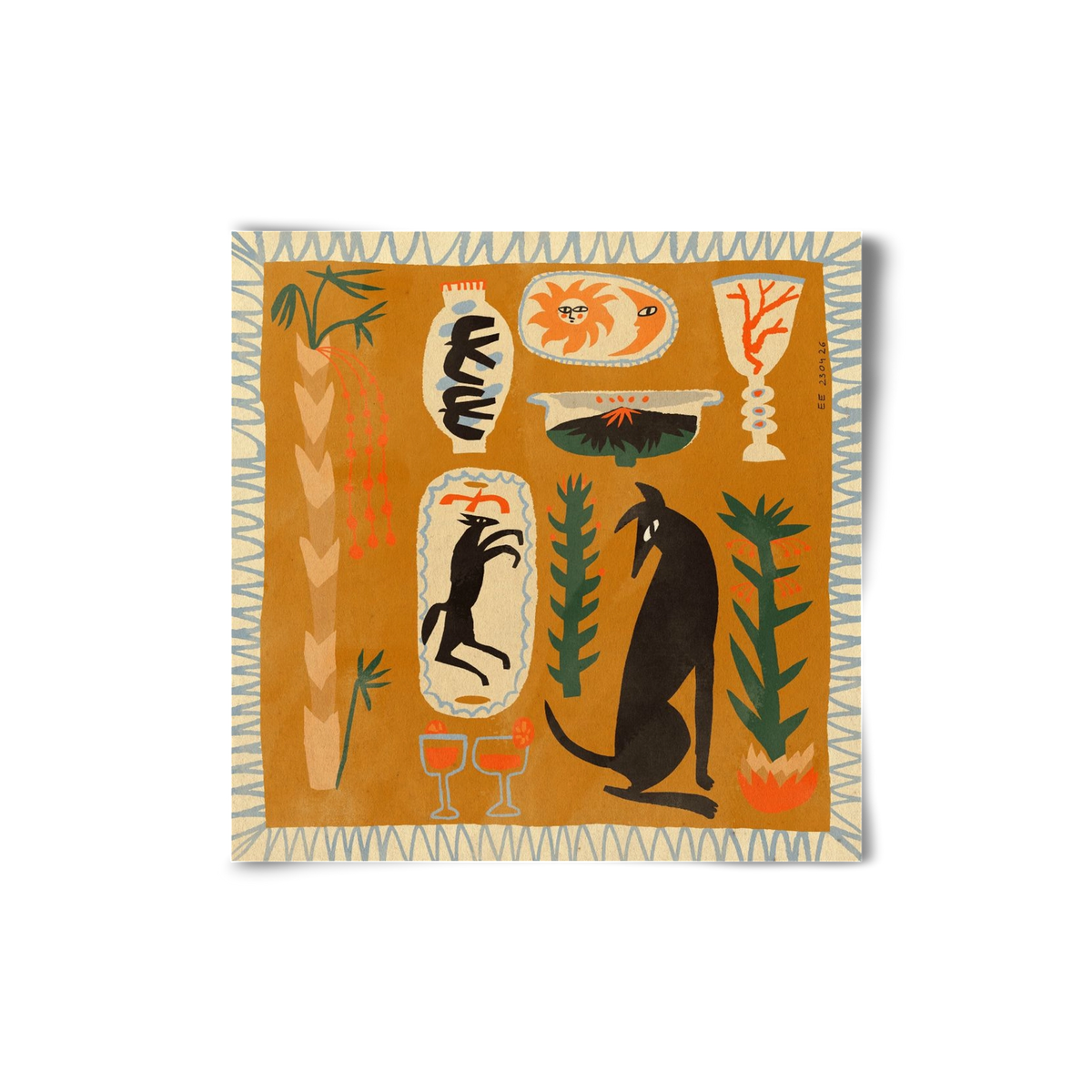 Palermo, 20x20 cm, Keret nélkül