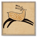 Sacred deer from Nara, 50x50 cm (50x50 cm), Tölgy keret