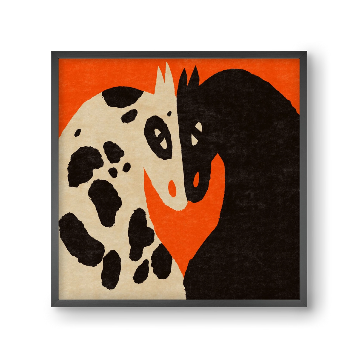 You and me 2., 30x30 cm (30x30 cm), Fekete keret