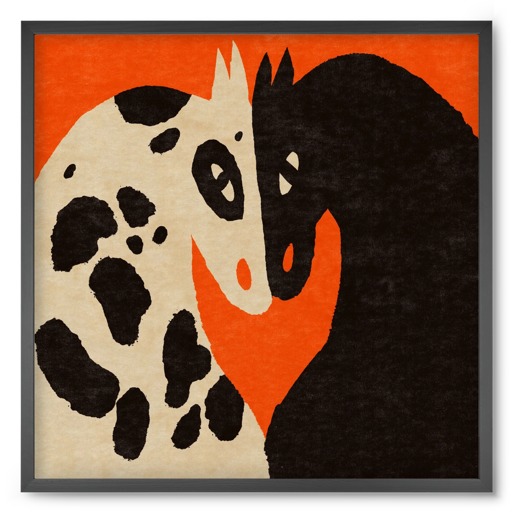 You and me 2., 50x50 cm (50x50 cm), Fekete keret