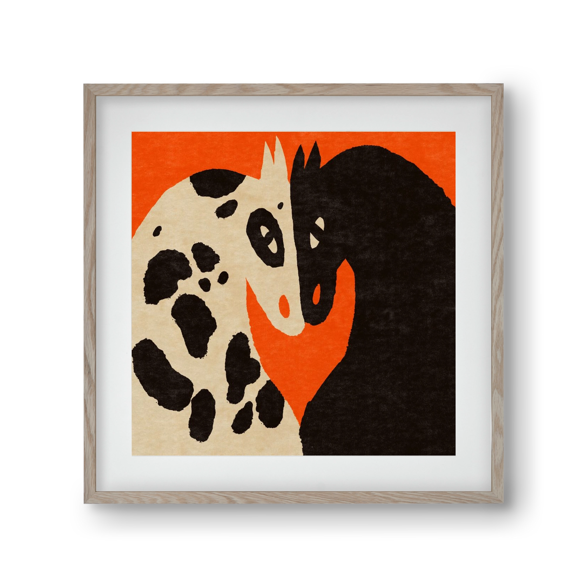 You and me 2., 30x30 cm (20x20 cm), Tölgy keret, paszpartuval