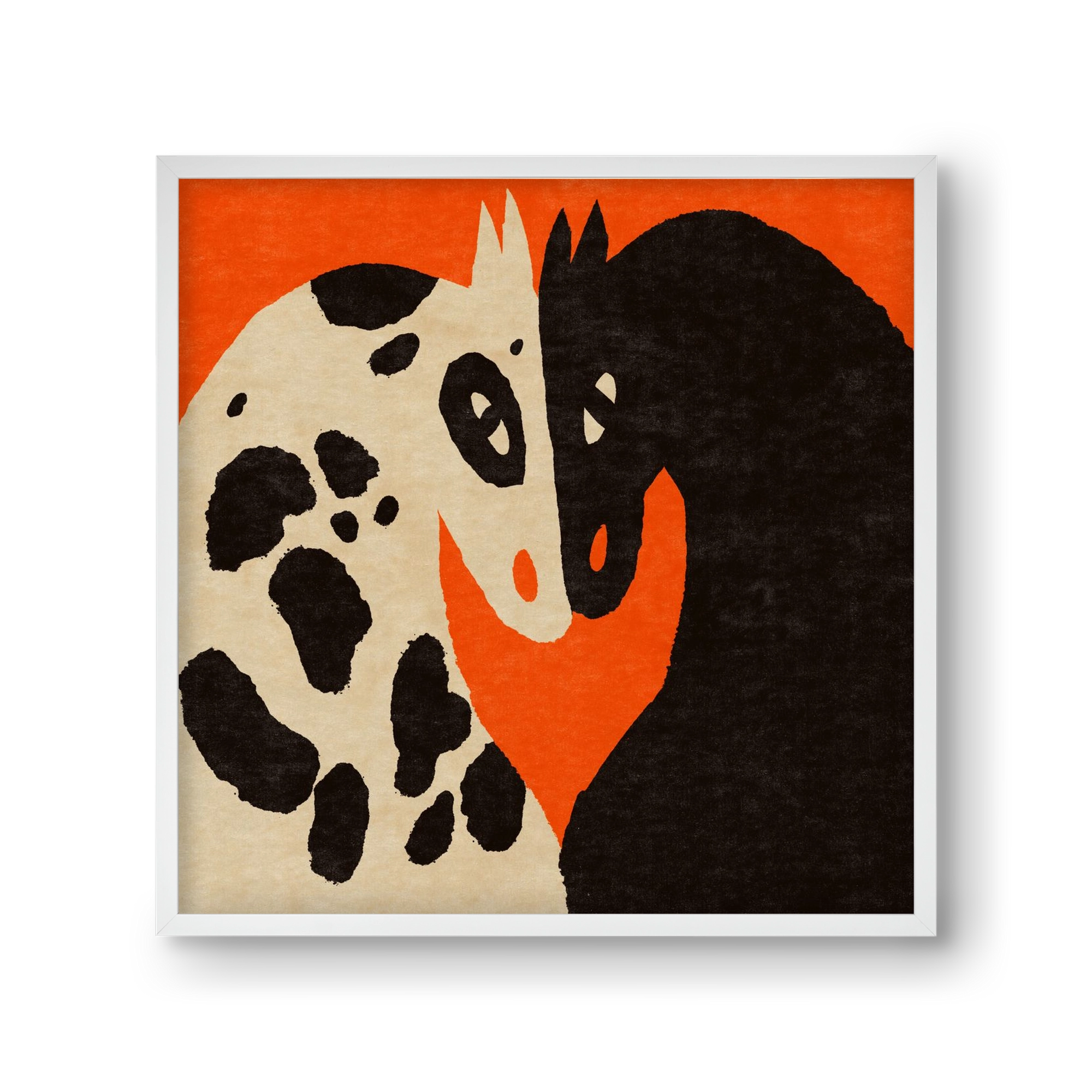 You and me 2., 30x30 cm (30x30 cm), Fehér keret