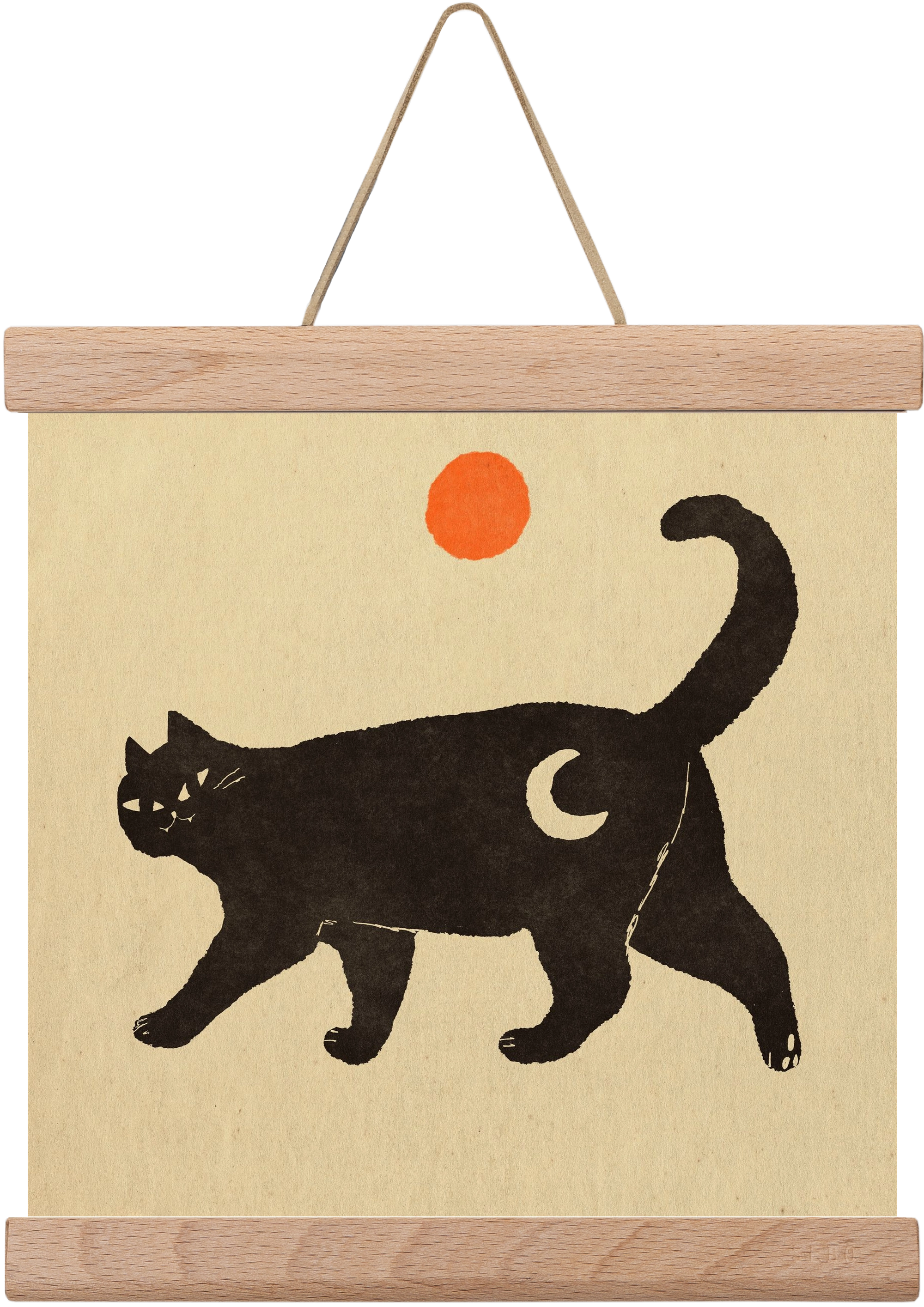 Mooncat, 20x20 cm (20x20 cm), Tölgy akasztó