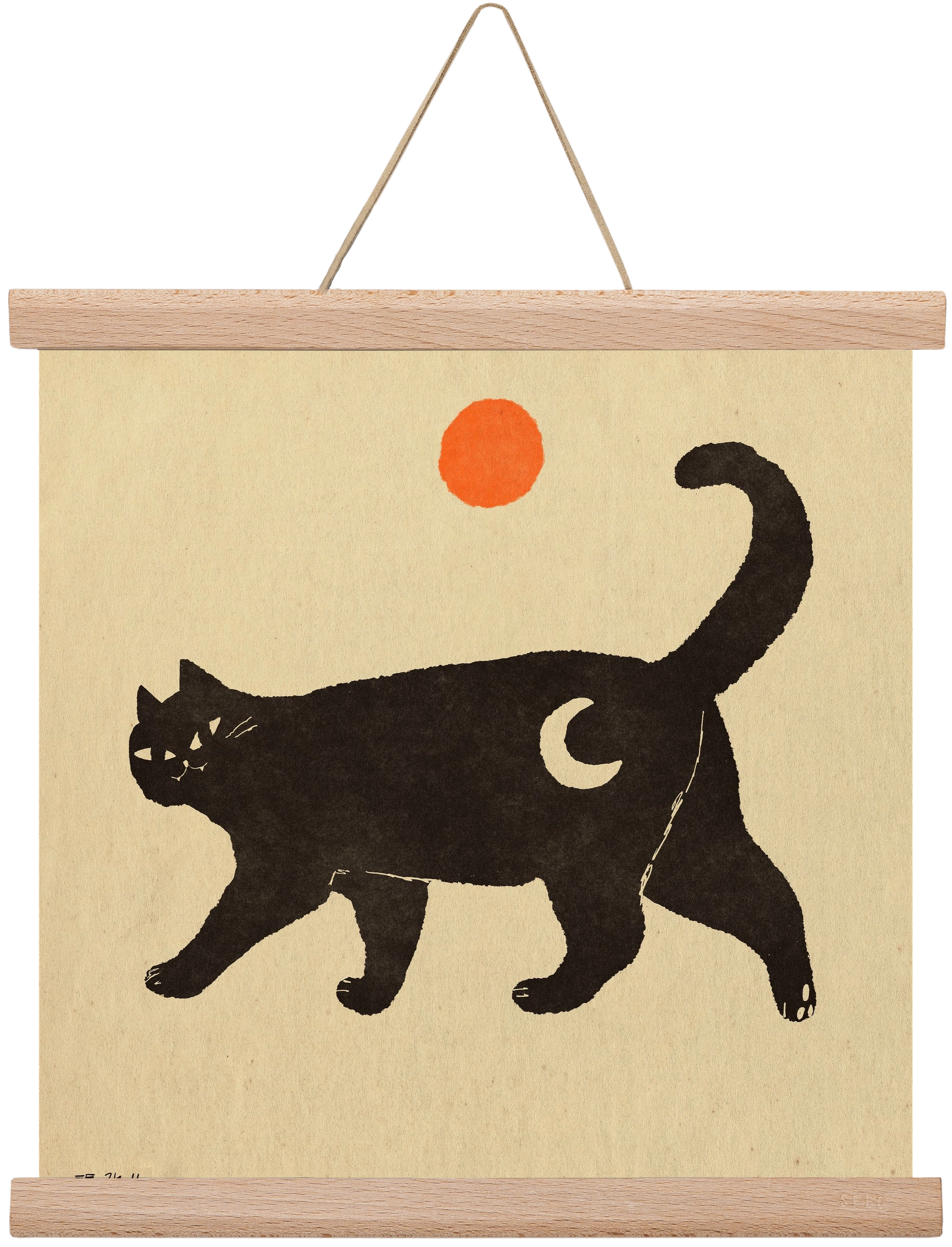 Mooncat, 30x30 cm (30x30 cm), Tölgy akasztó