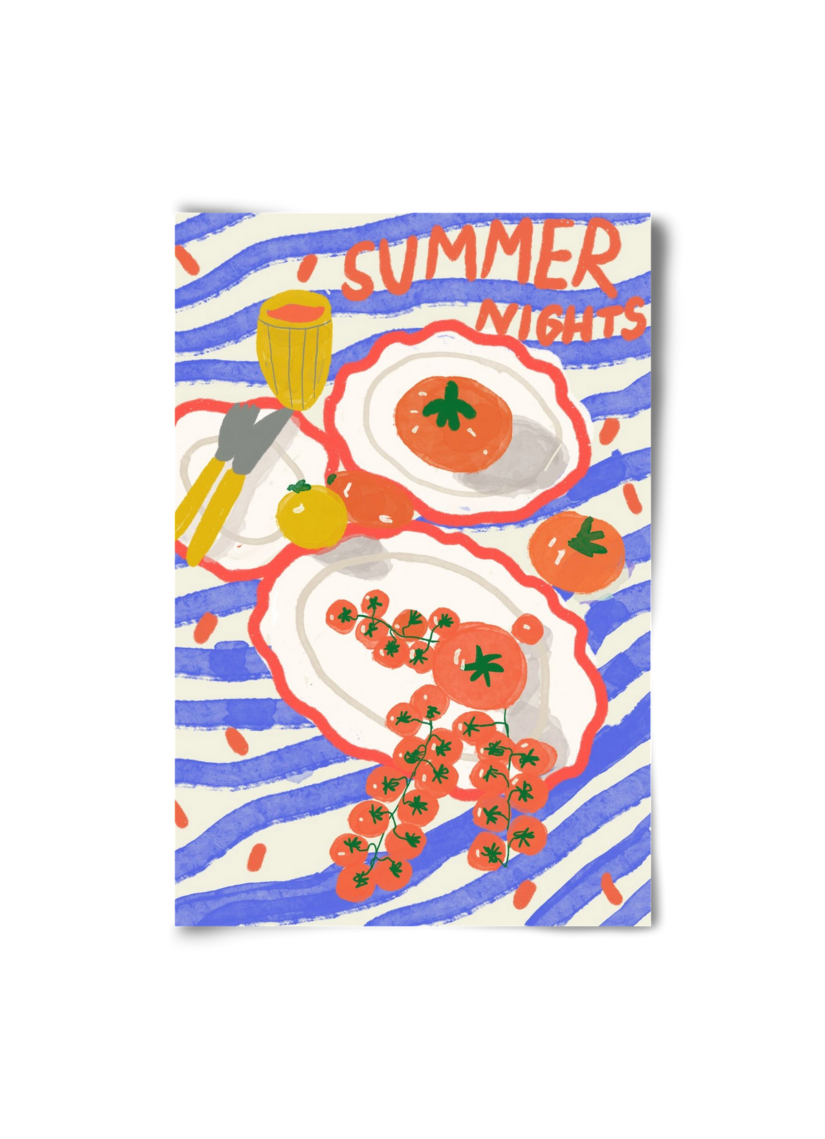 Summer Nights , 20x30 cm, Keret nélkül