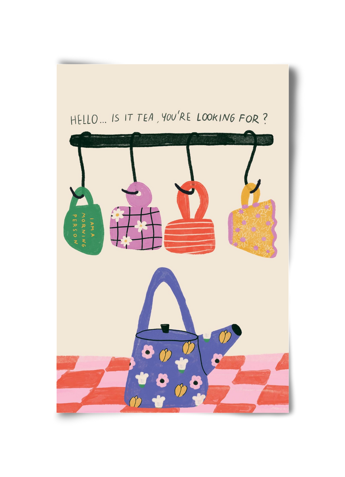 Tea Lover , 30x45 cm, Keret nélkül