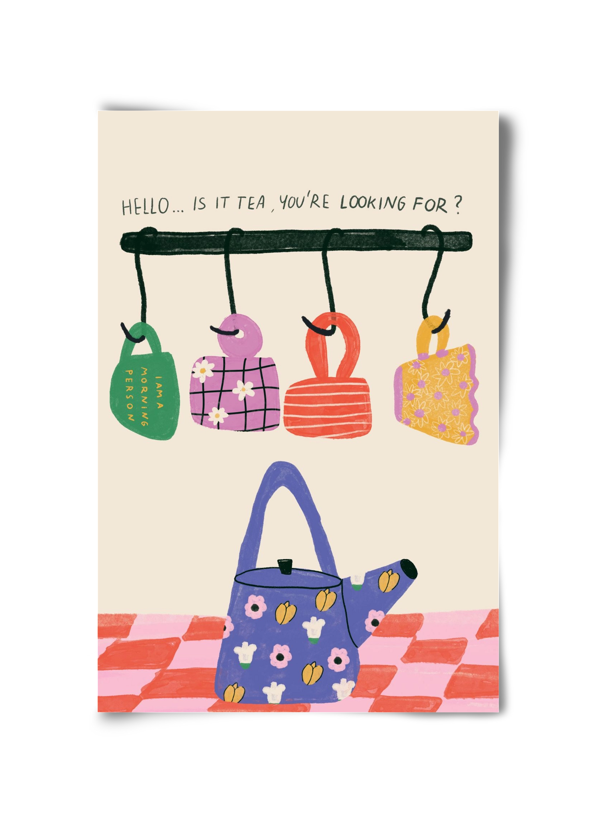 Tea Lover , 30x45 cm, Keret nélkül