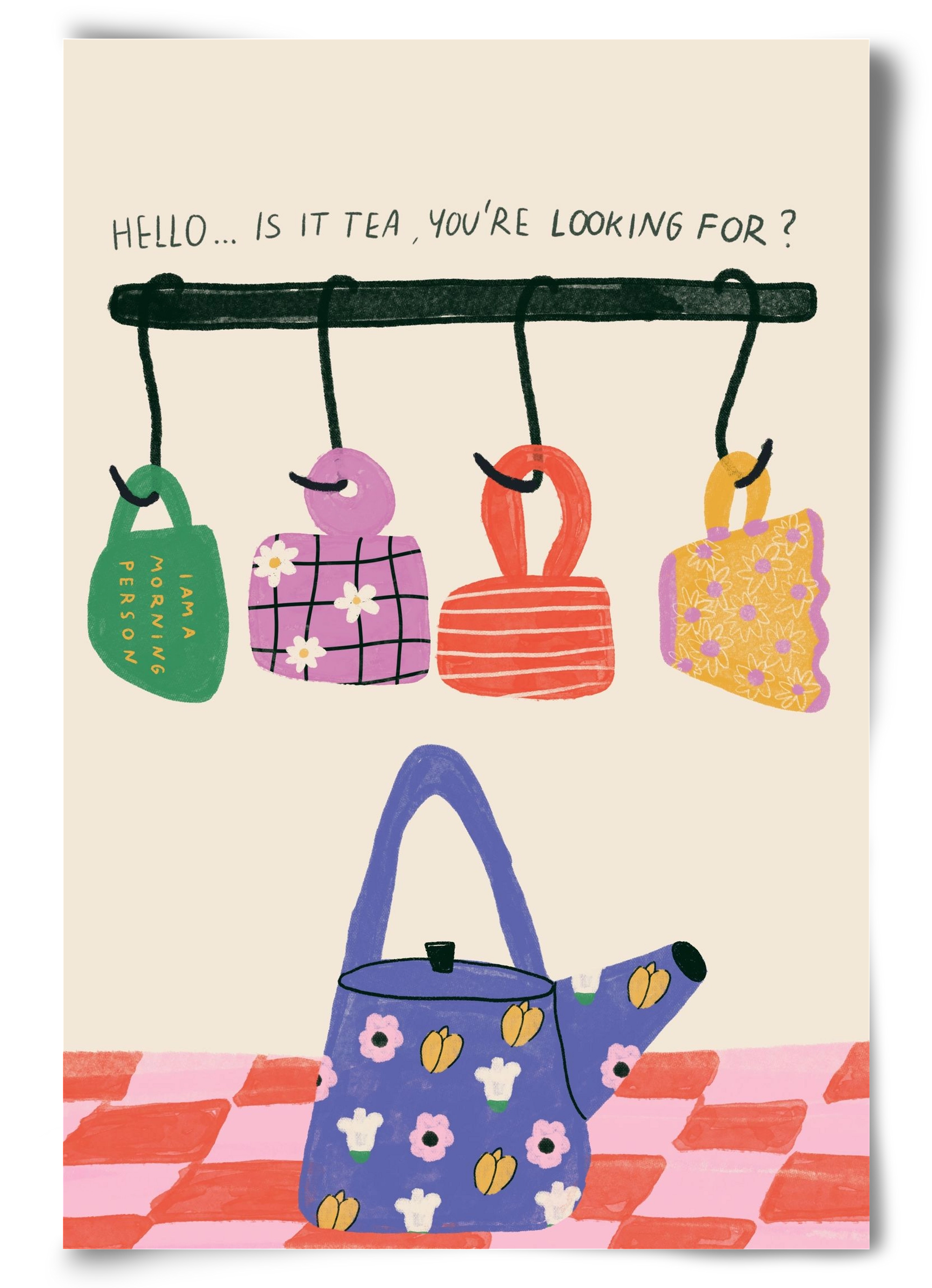 Tea Lover , 60x90 cm, Keret nélkül