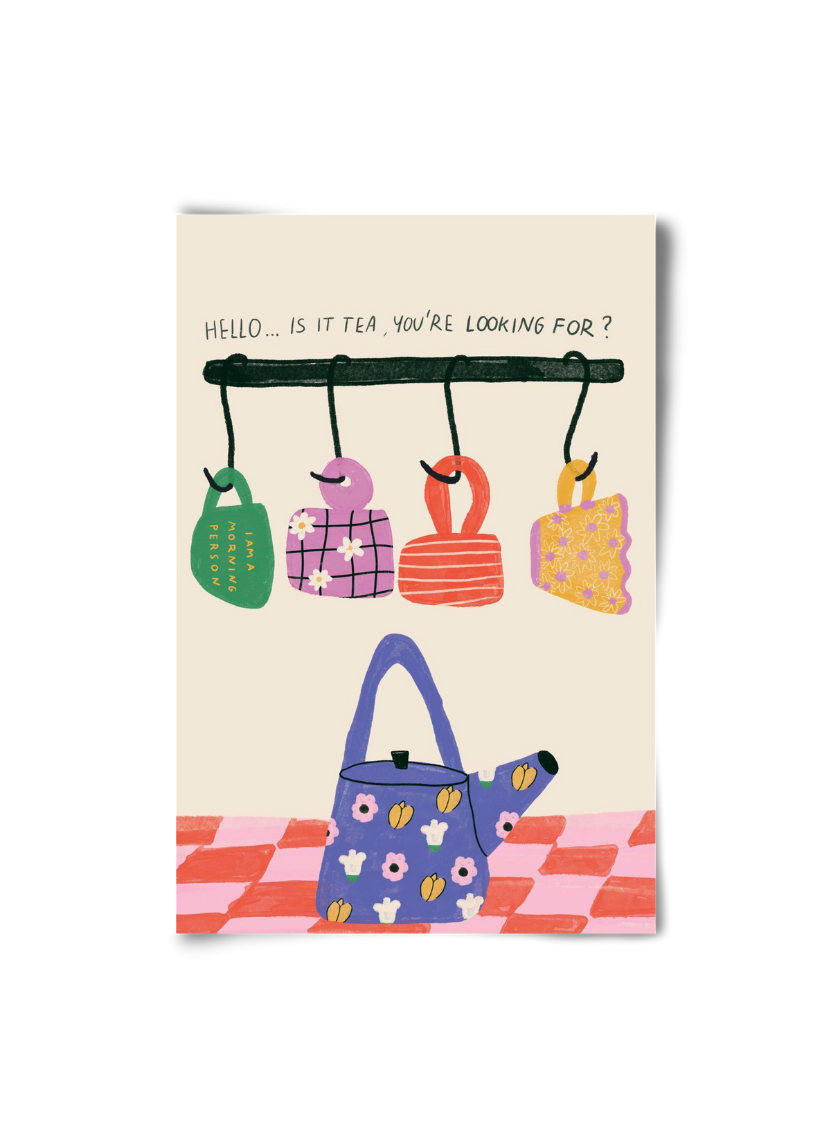 Tea Lover , 20x30 cm, Keret nélkül