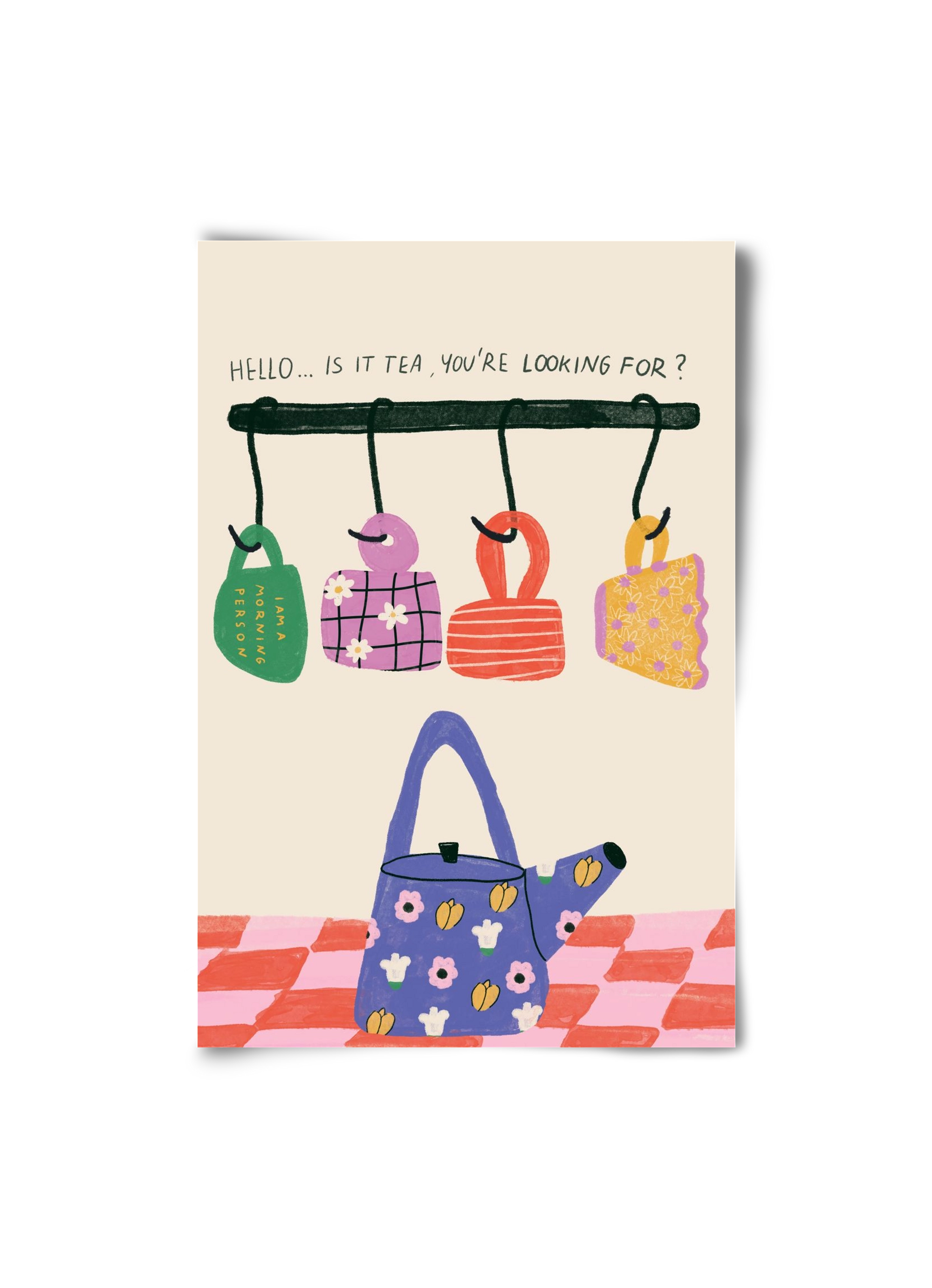 Tea Lover , 20x30 cm, Keret nélkül