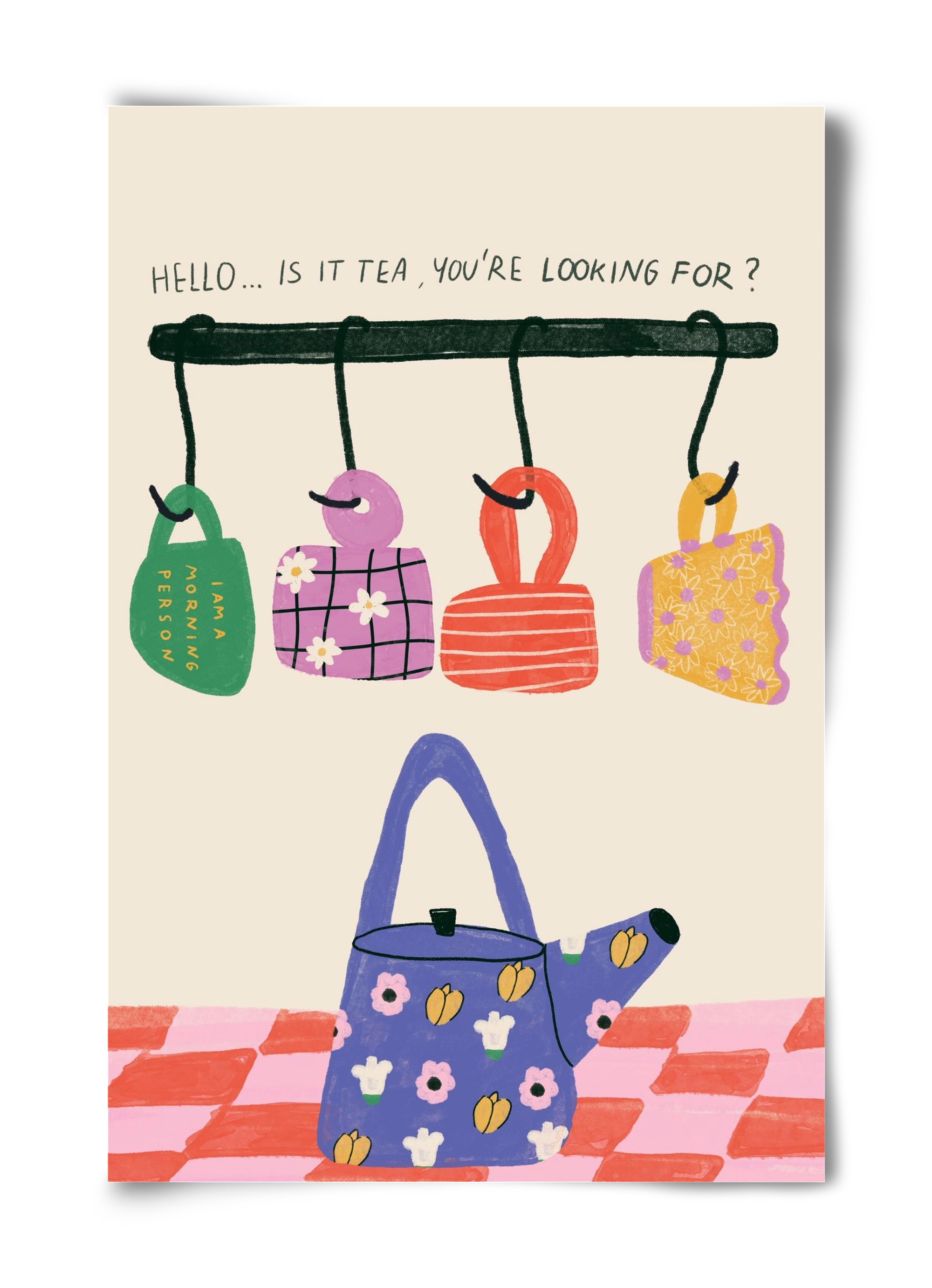 Tea Lover , 40x60 cm, Keret nélkül