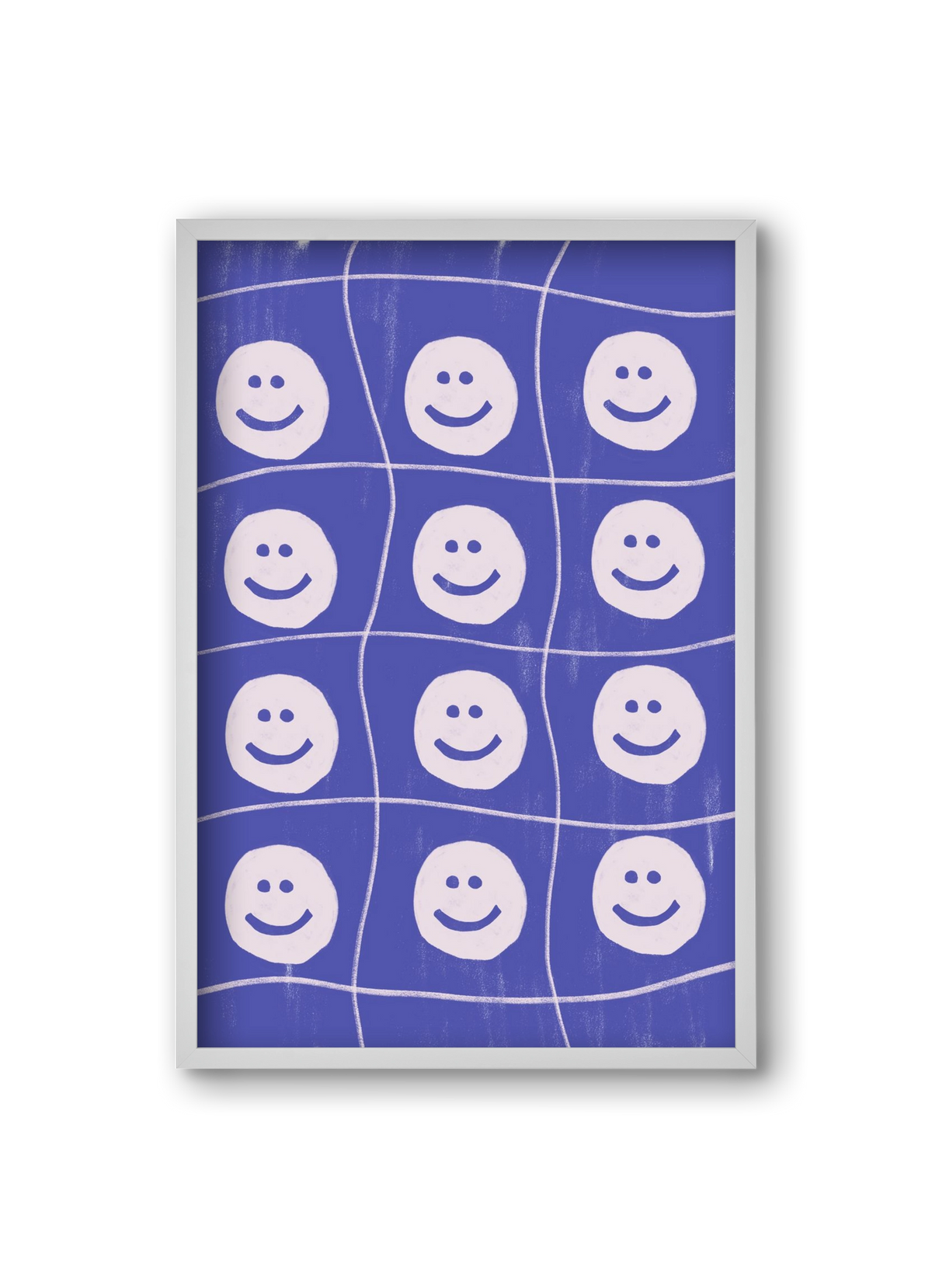 Smile , 20x30 cm (20x30 cm), Fehér keret