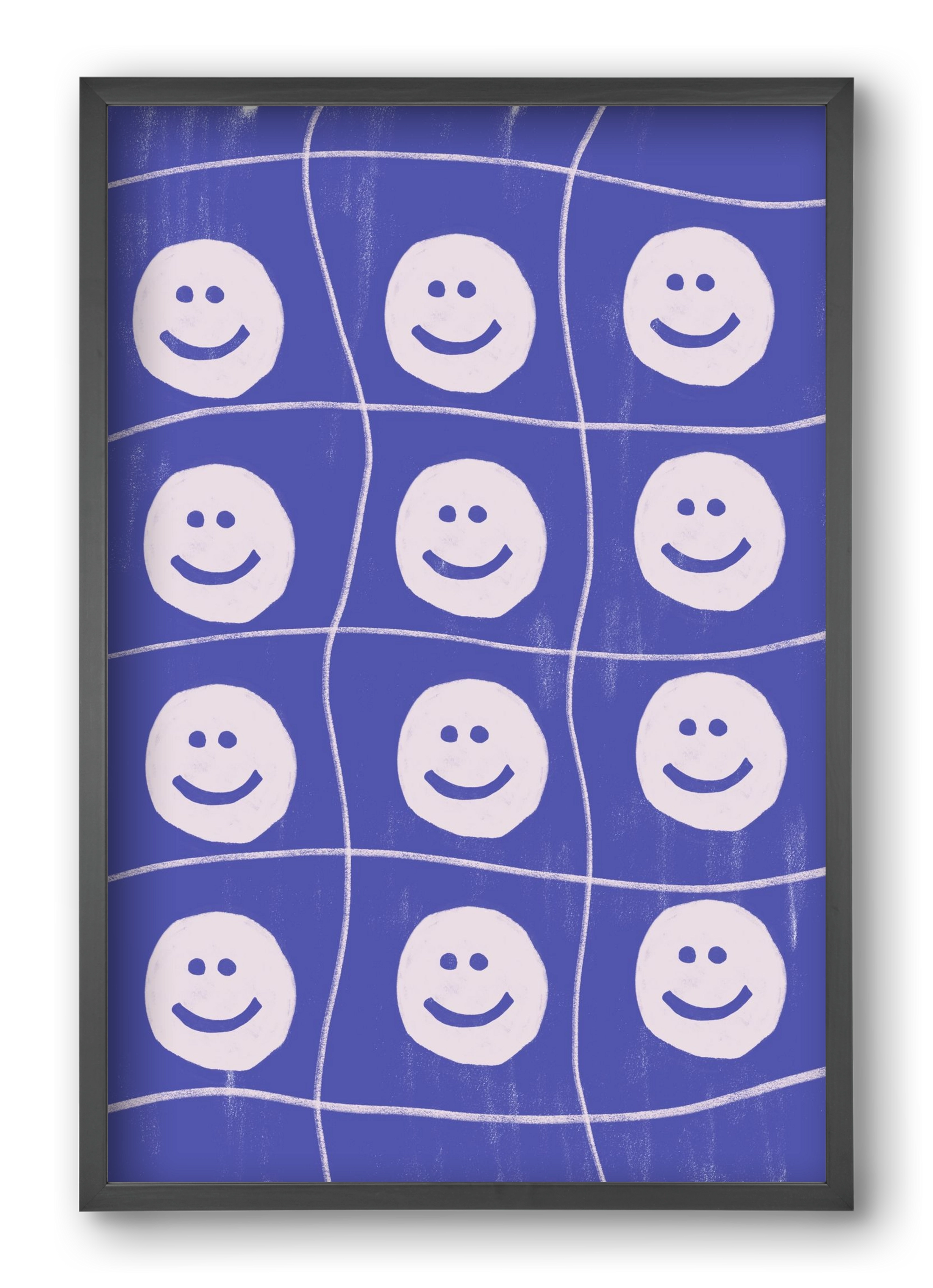 Smile , 40x60 cm (40x60 cm), Fekete keret