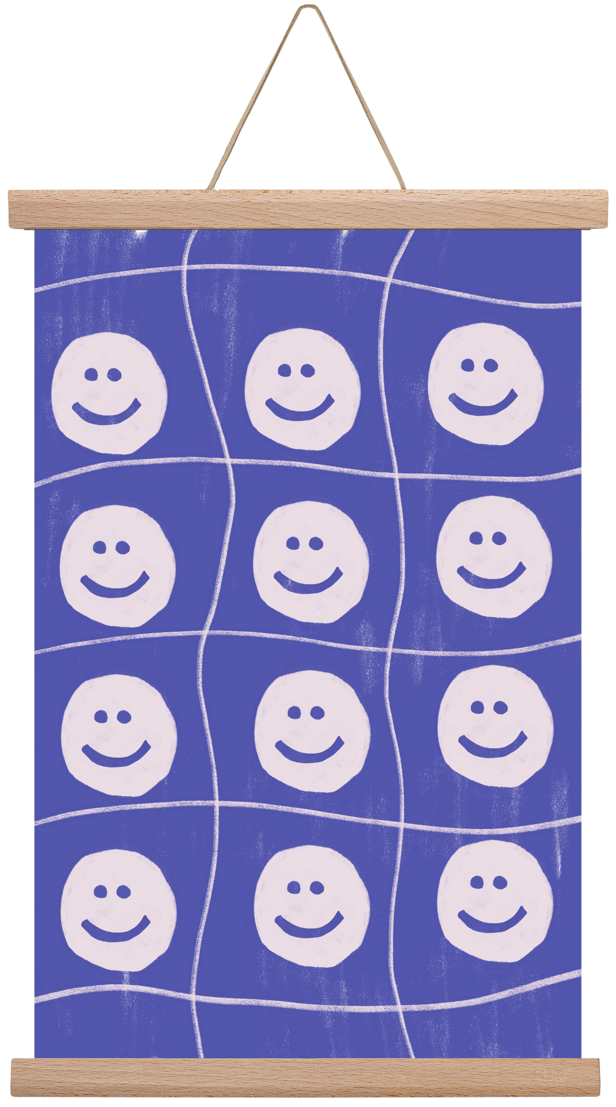 Smile , 30x45 cm (30x45 cm), Tölgy akasztó