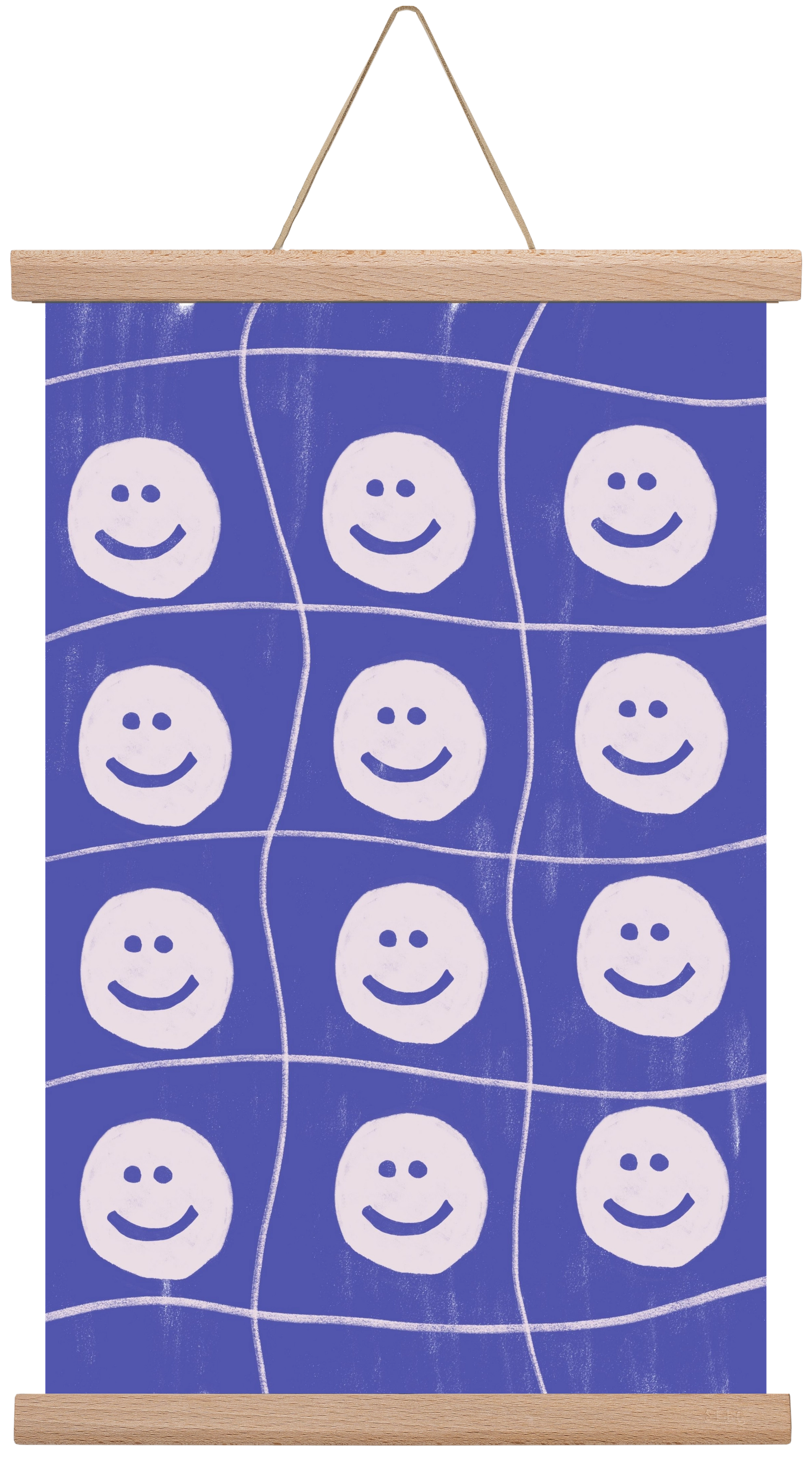 Smile , 30x45 cm (30x45 cm), Tölgy akasztó