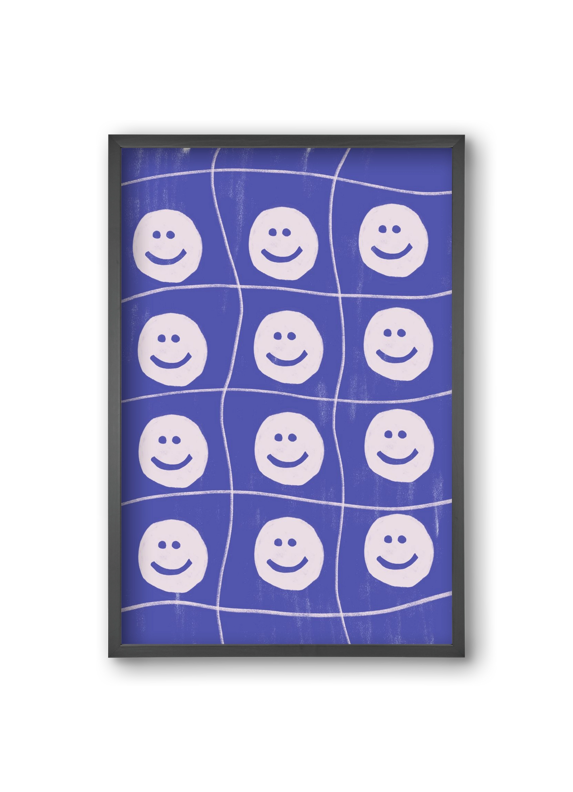 Smile , 20x30 cm (20x30 cm), Fekete keret