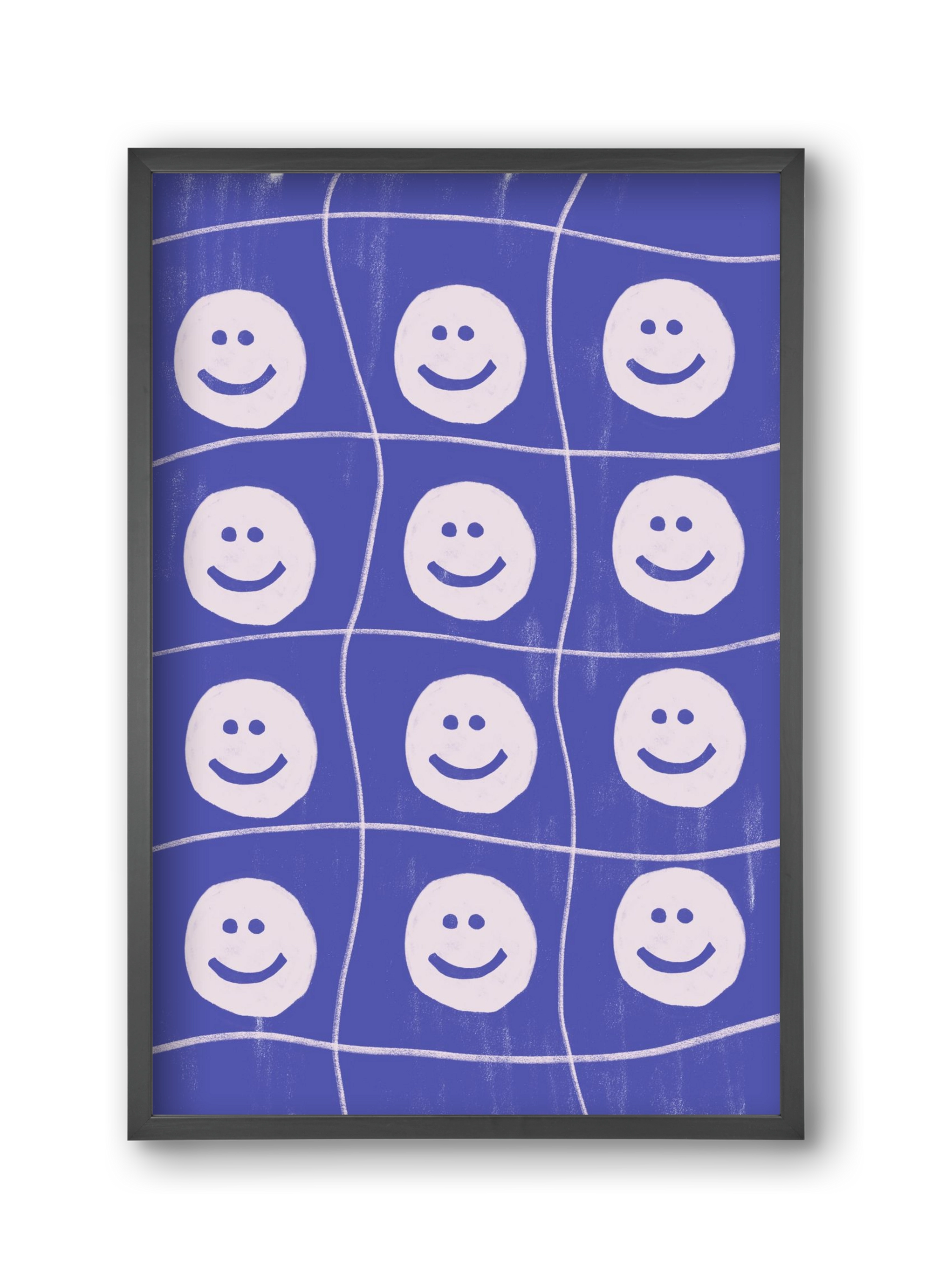 Smile , 30x45 cm (30x45 cm), Fekete keret