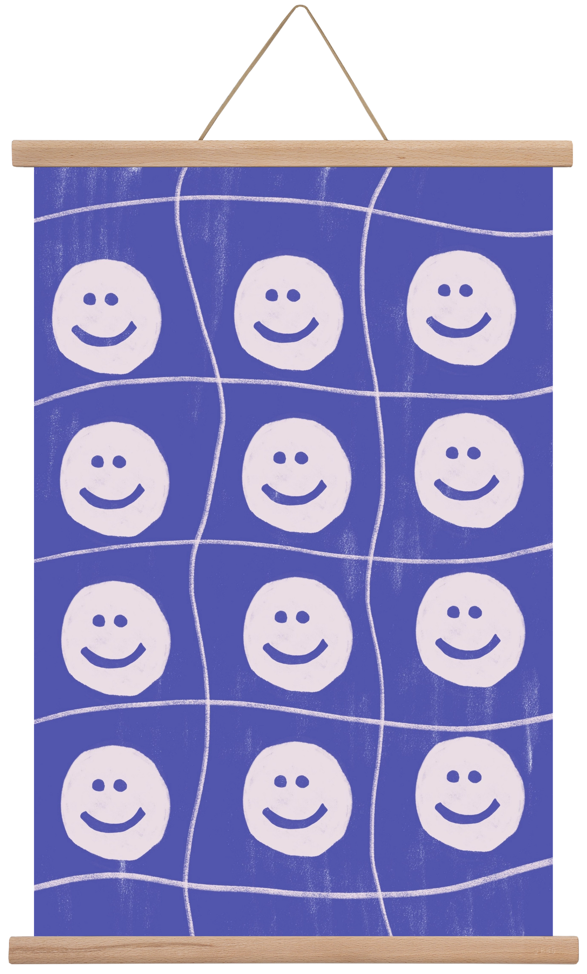 Smile , 40x60 cm (40x60 cm), Tölgy akasztó