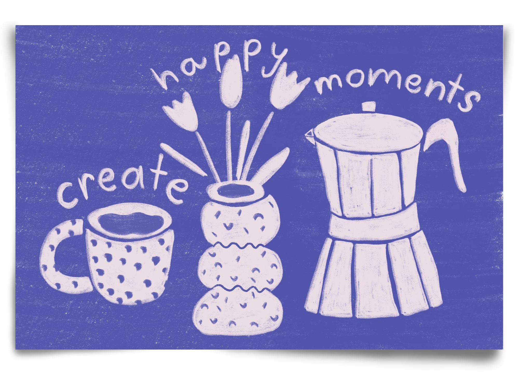 Happy Moments , 90x60 cm, Keret nélkül