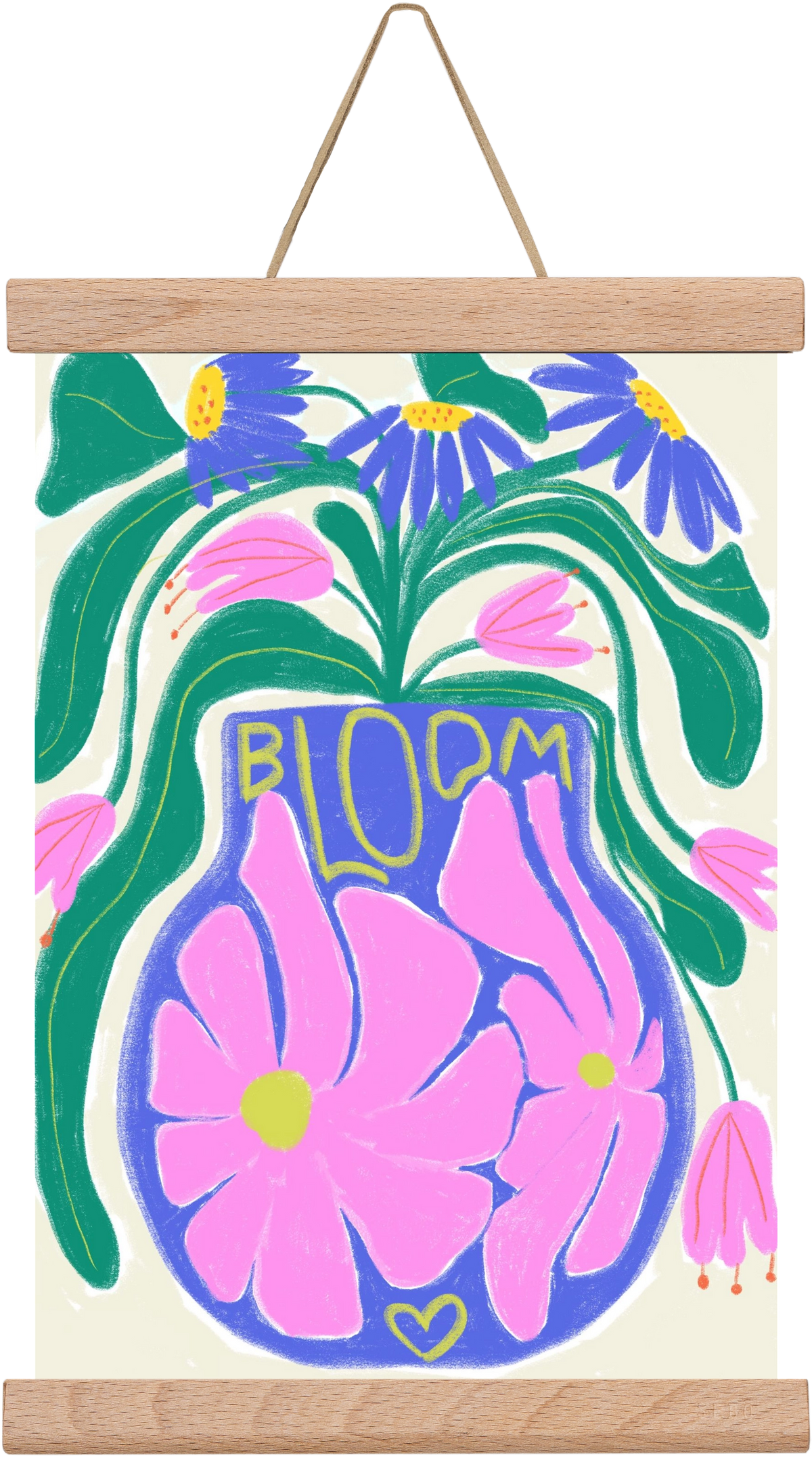 Bloom, 20x30 cm (20x30 cm), Tölgy akasztó