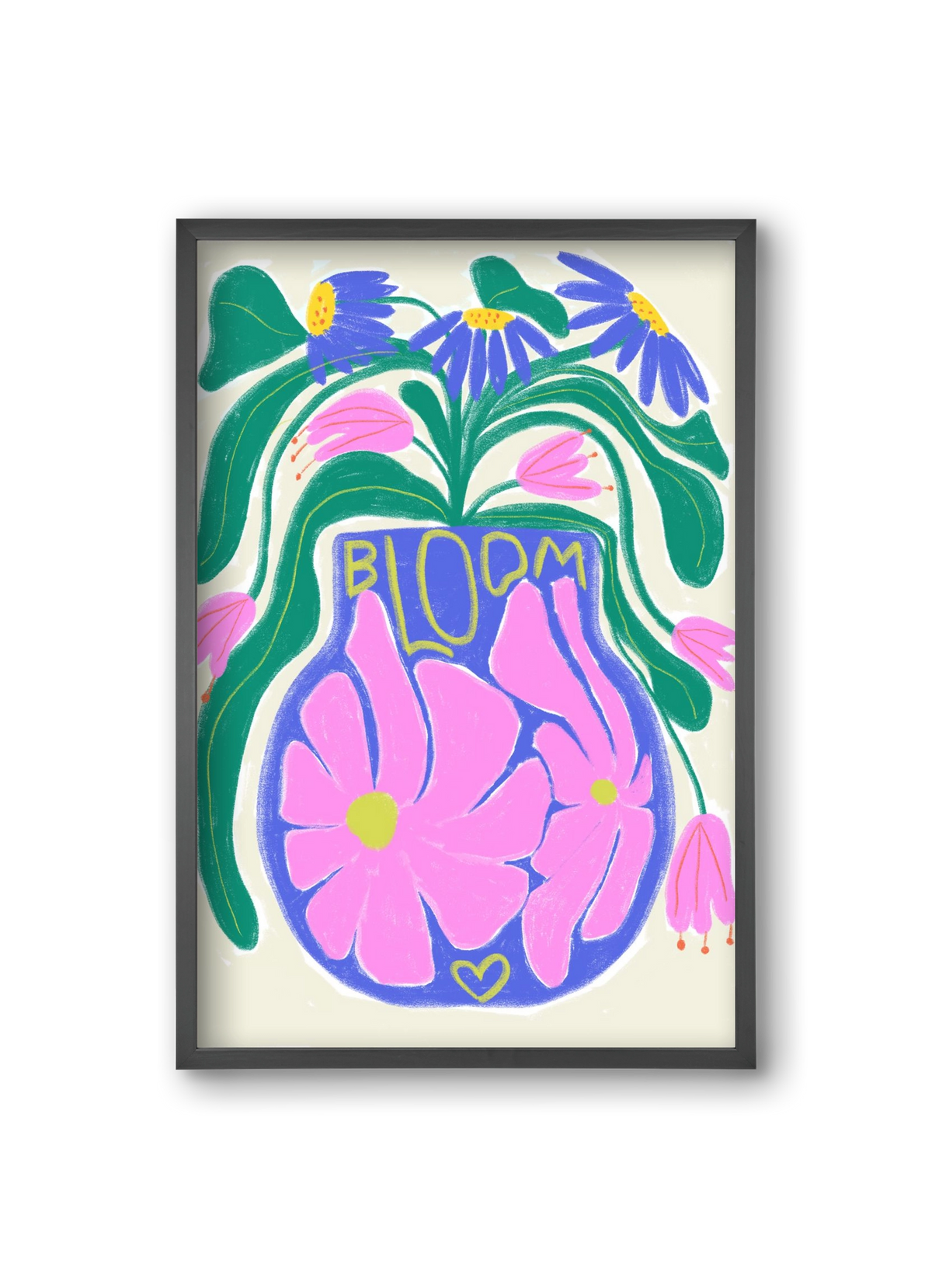 Bloom, 20x30 cm (20x30 cm), Fekete keret