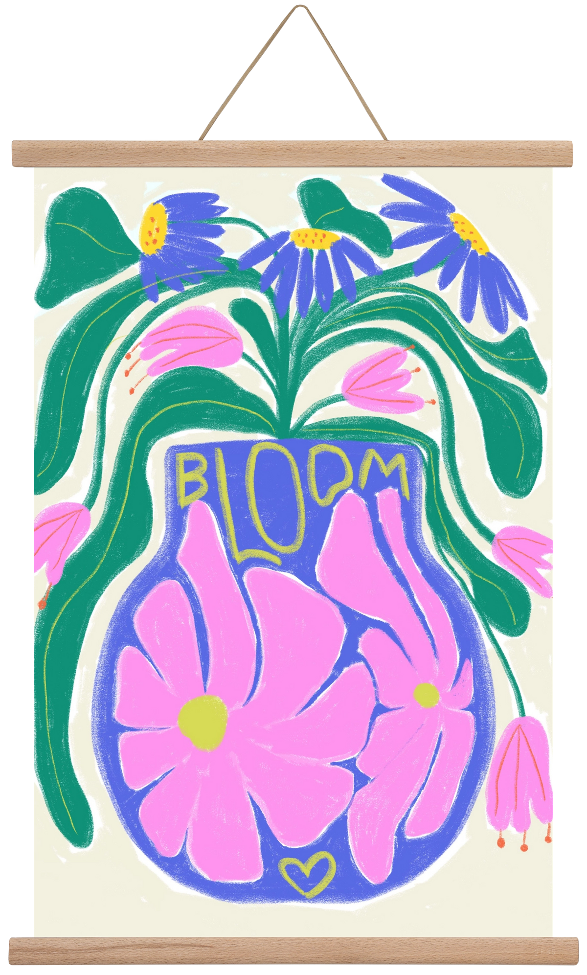 Bloom, 40x60 cm (40x60 cm), Tölgy akasztó