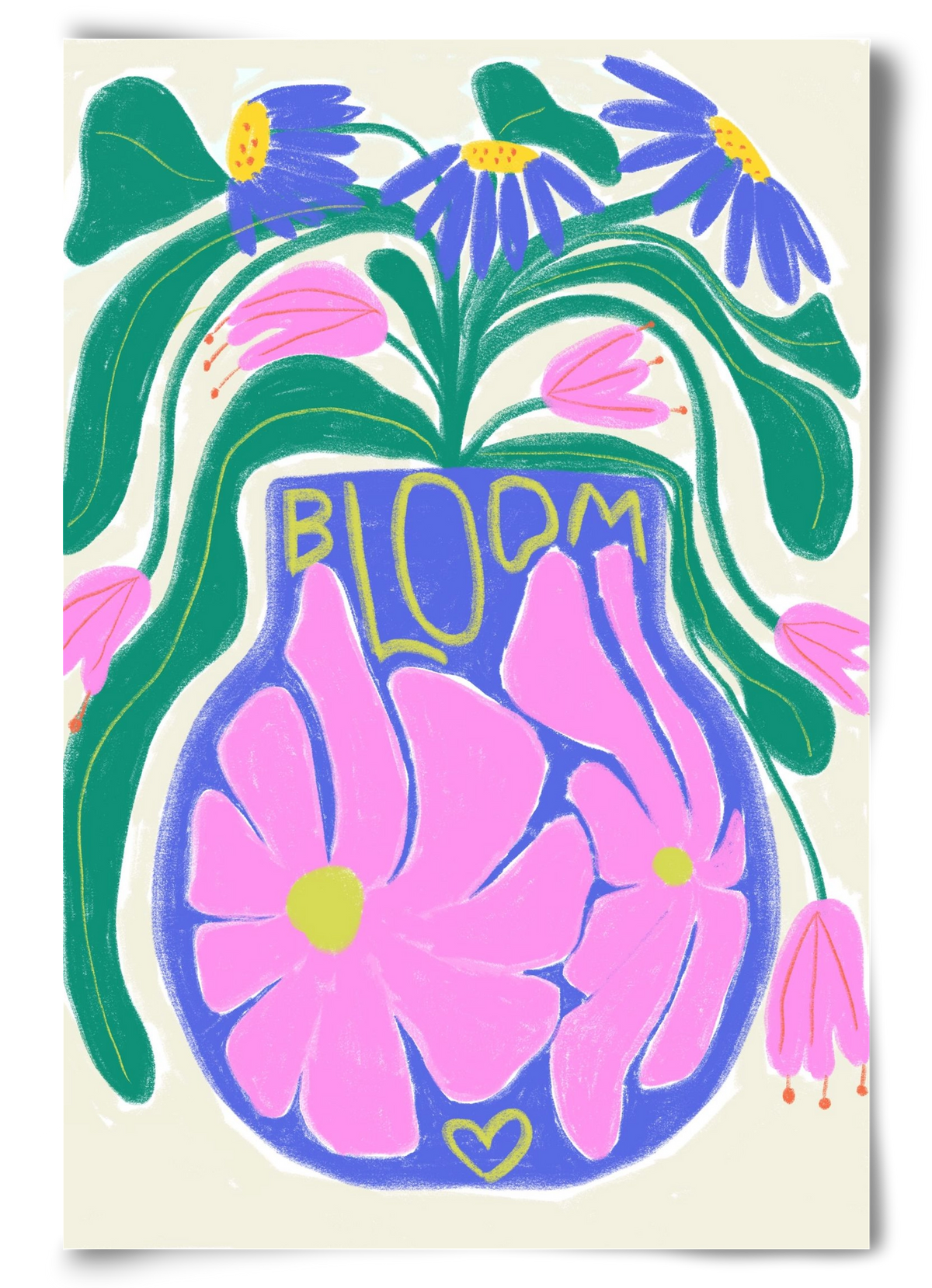 Bloom, 60x90 cm, Keret nélkül