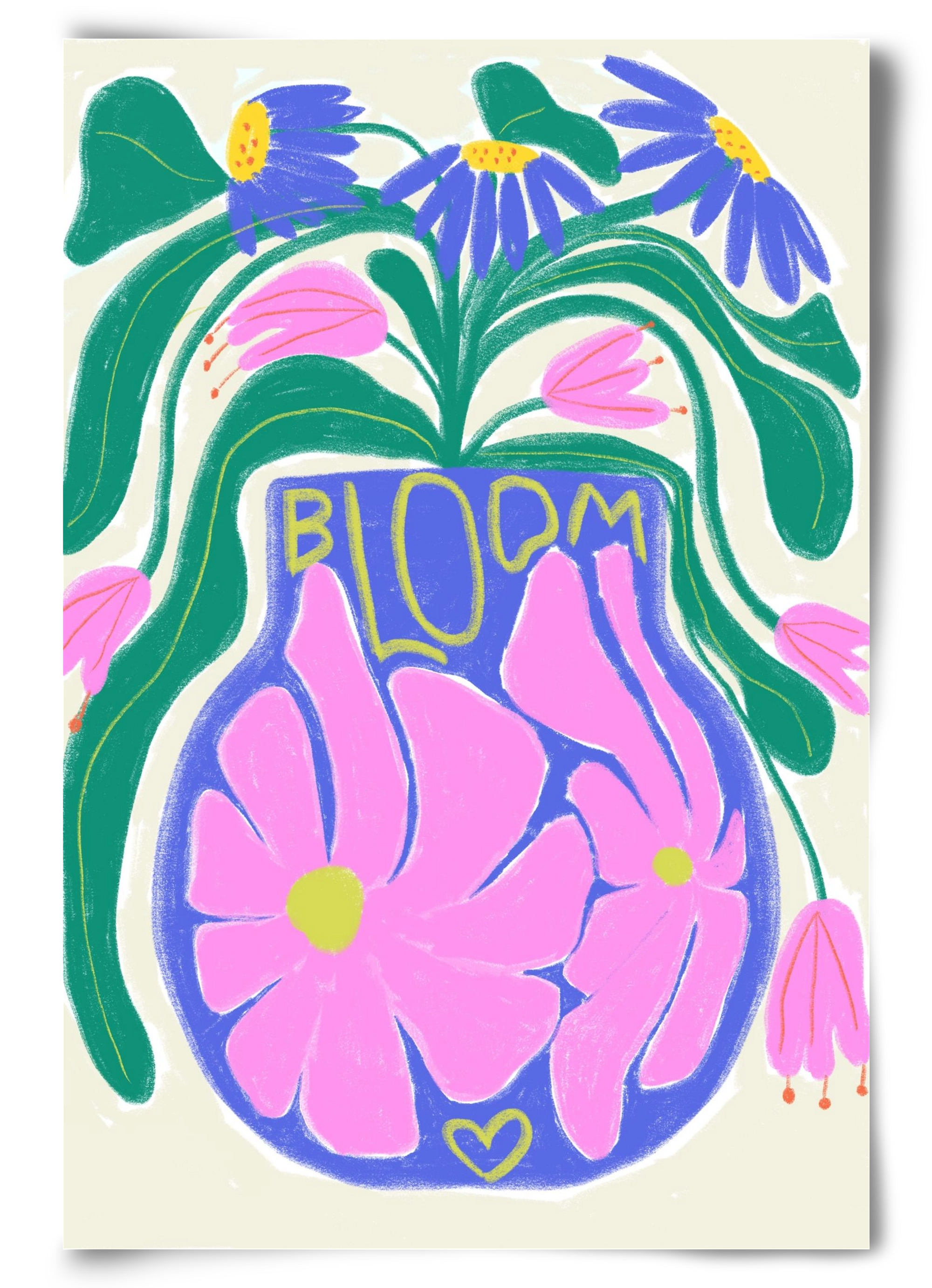 Bloom, 60x90 cm, Keret nélkül