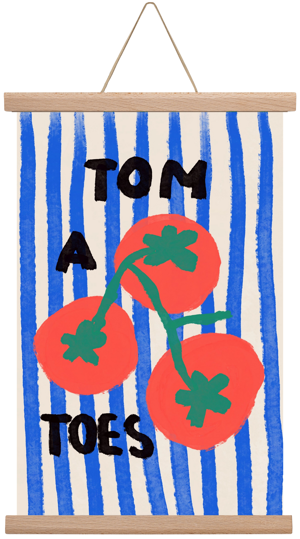 Tomatoes , 30x45 cm (30x45 cm), Tölgy akasztó