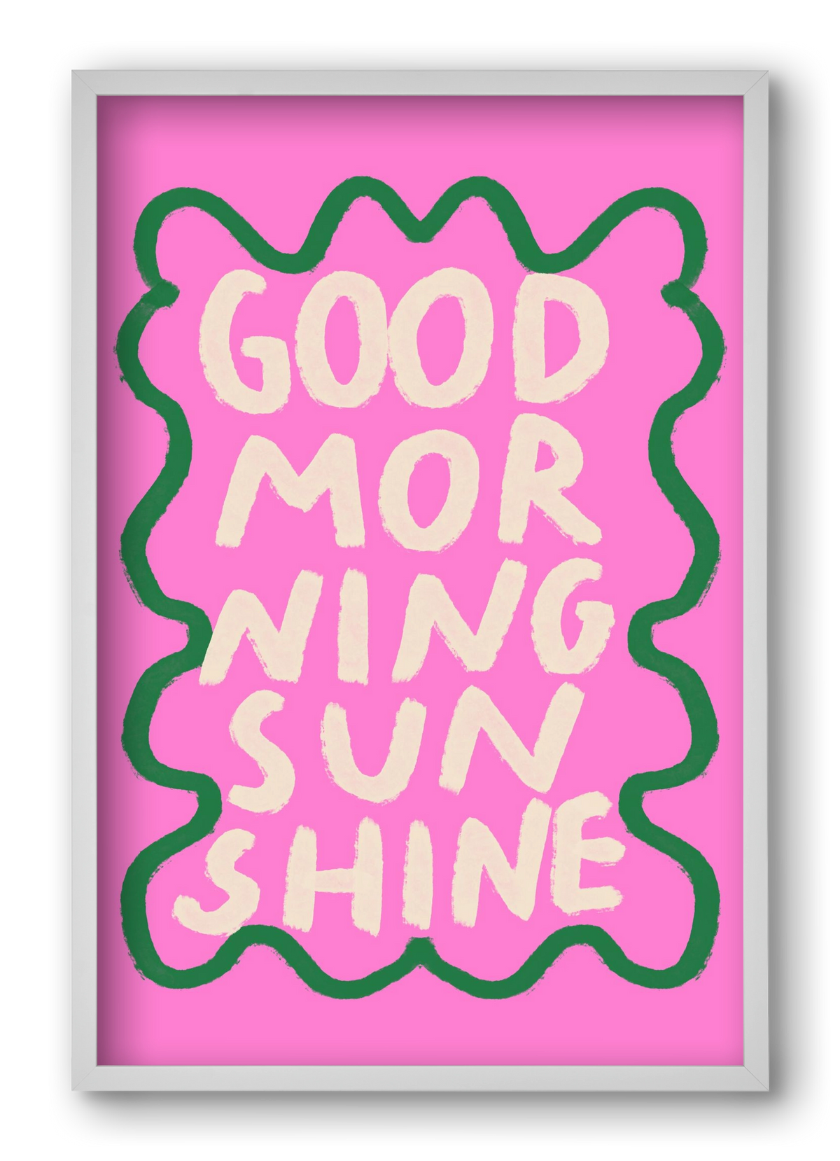 Good Morning Sunshine , 40x60 cm (40x60 cm), Fehér keret