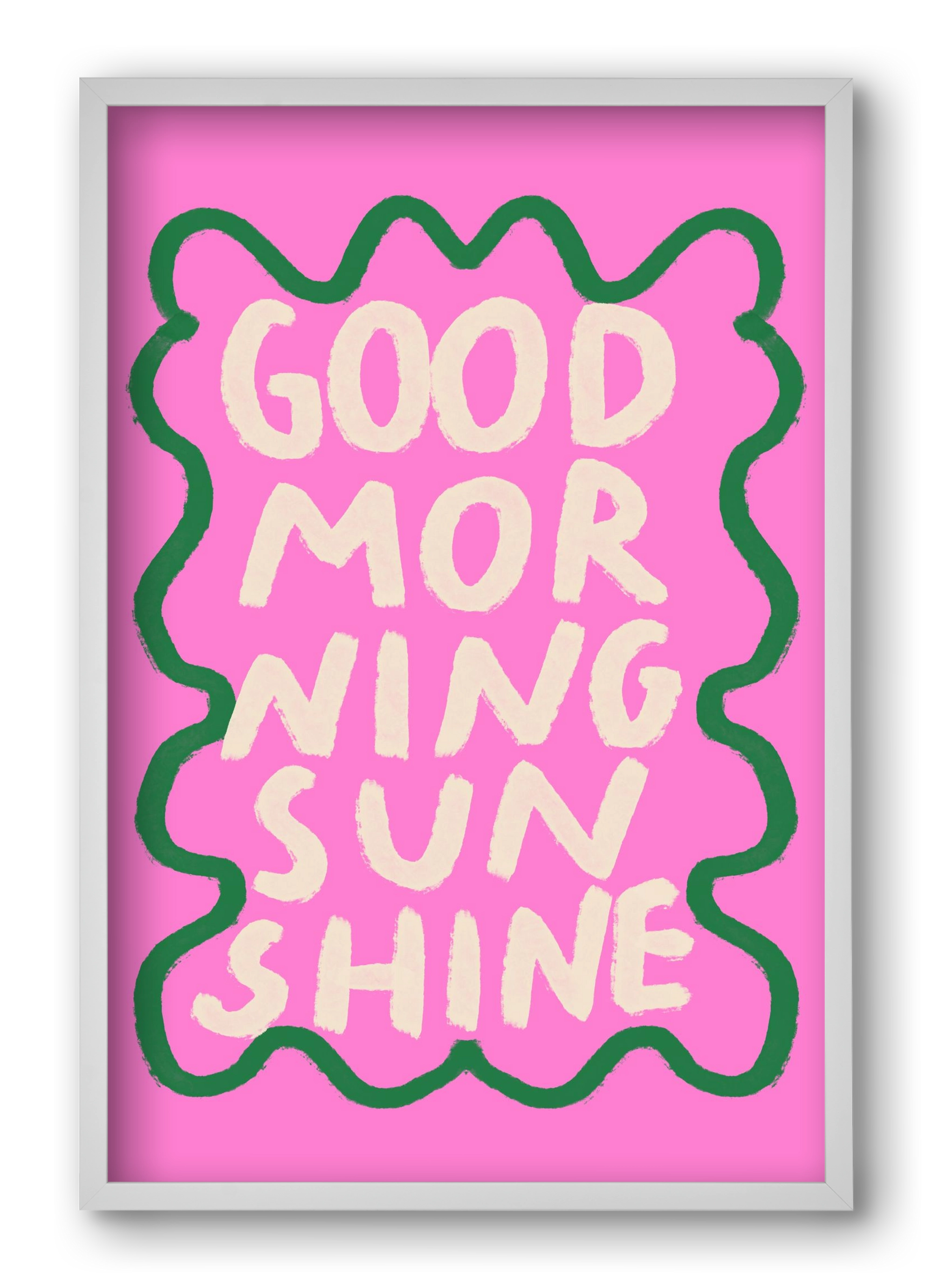 Good Morning Sunshine , 40x60 cm (40x60 cm), Fehér keret