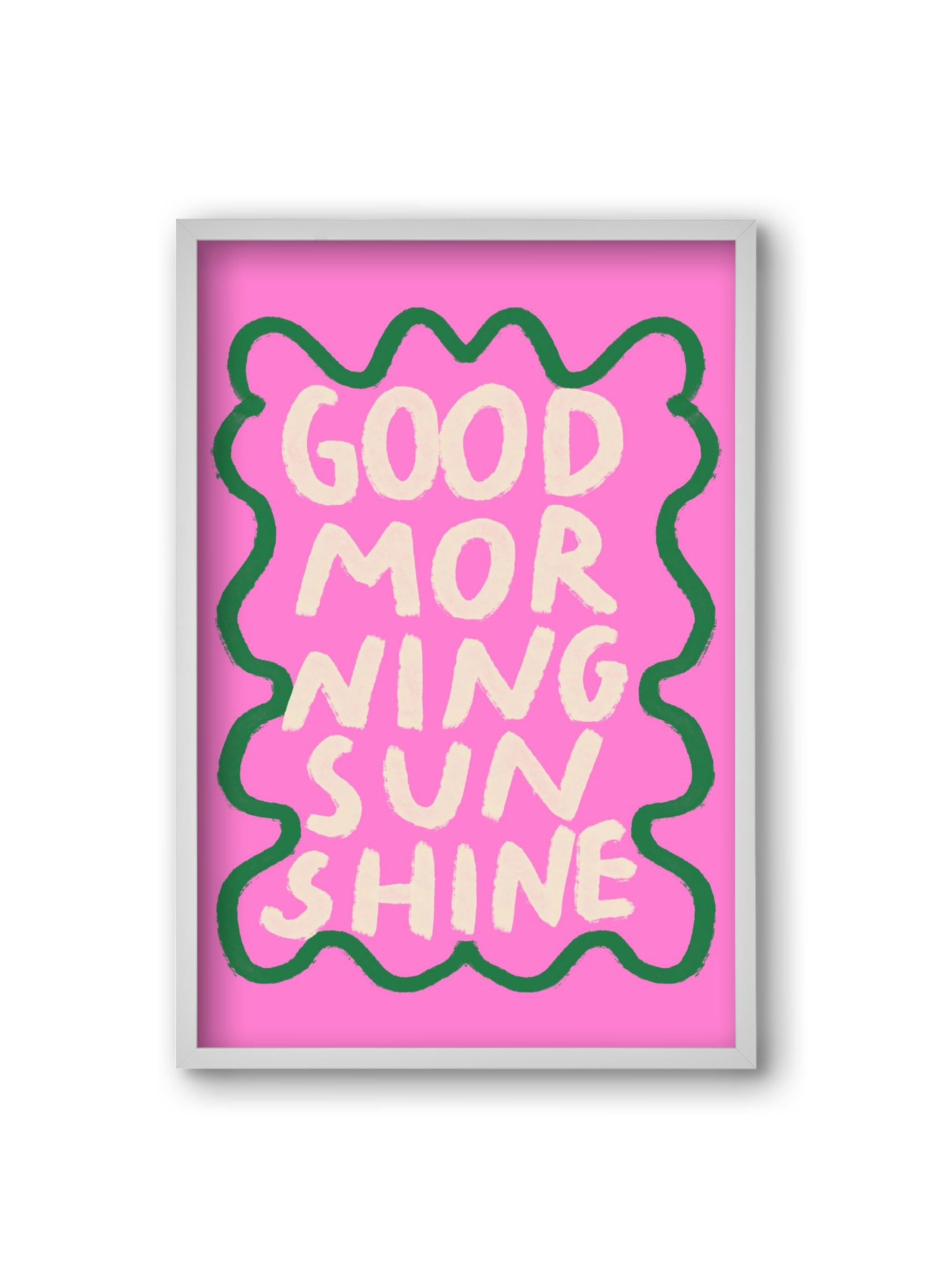 Good Morning Sunshine , 20x30 cm (20x30 cm), Fehér keret