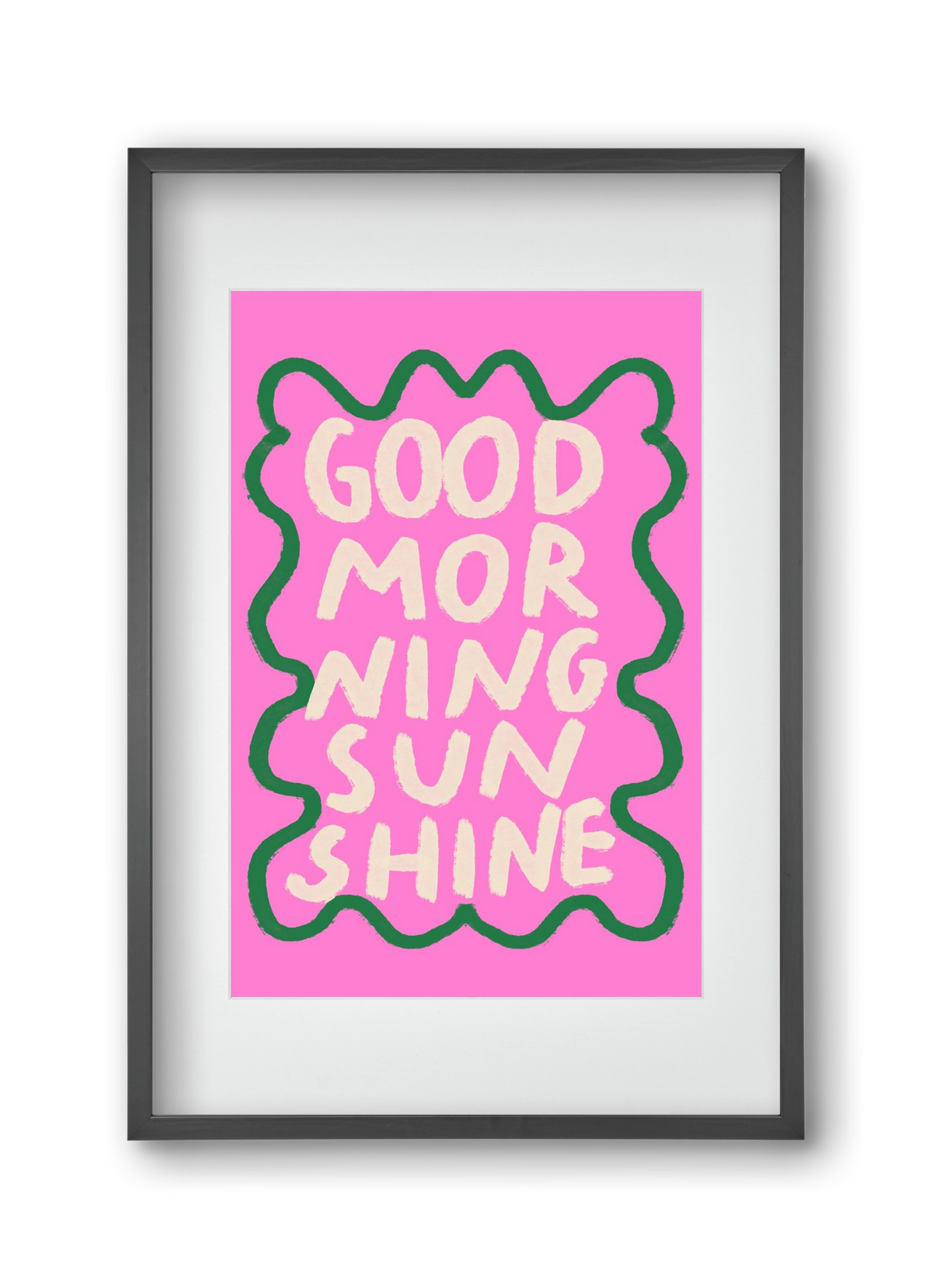 Good Morning Sunshine , 30x45 cm (20x30 cm), Fekete keret, paszpartuval