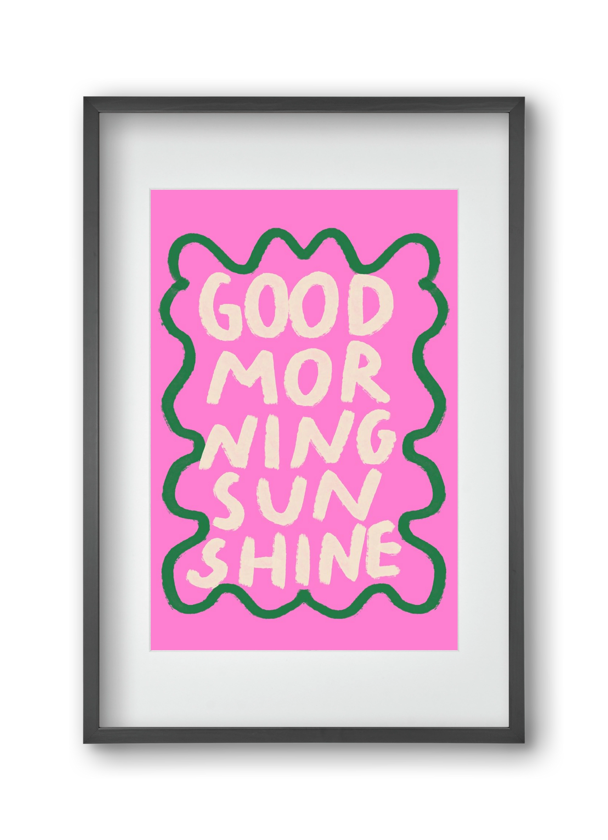 Good Morning Sunshine , 30x45 cm (20x30 cm), Fekete keret, paszpartuval