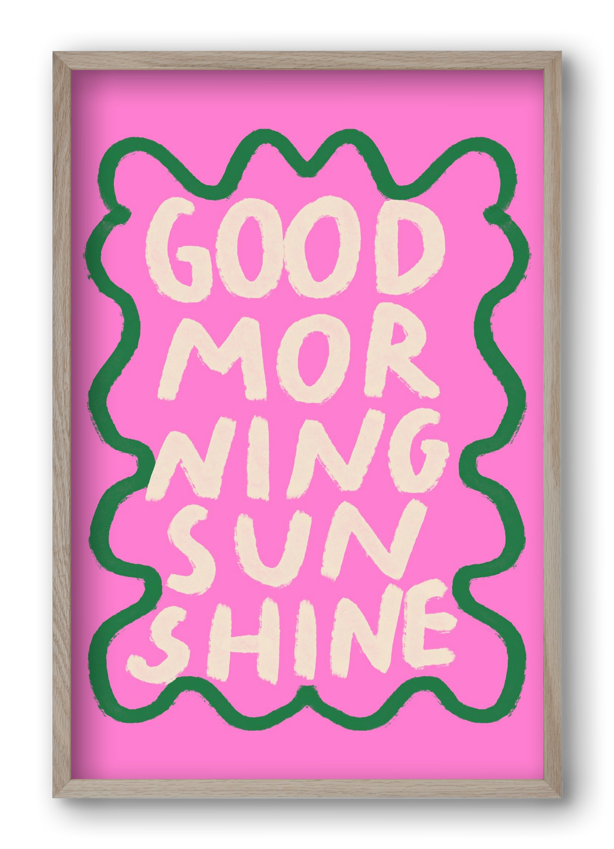 Good Morning Sunshine , 40x60 cm (40x60 cm), Tölgy keret
