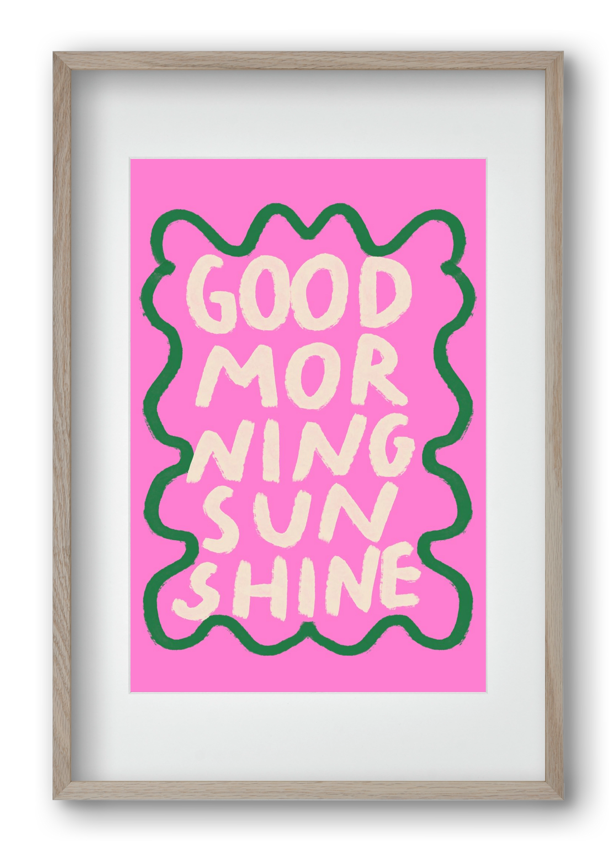 Good Morning Sunshine , 40x60 cm (30x45 cm), Tölgy keret, paszpartuval