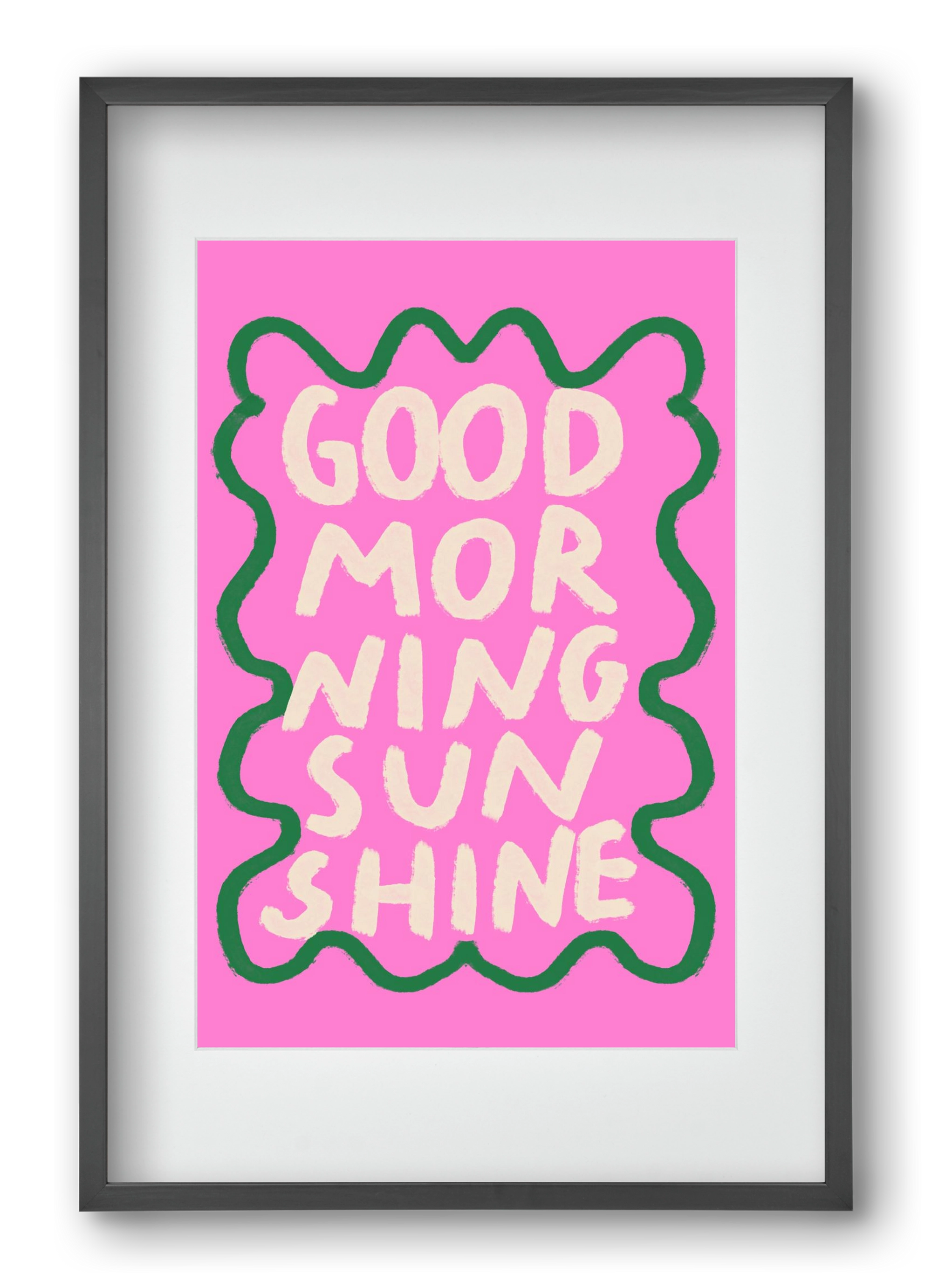 Good Morning Sunshine , 40x60 cm (30x45 cm), Fekete keret, paszpartuval