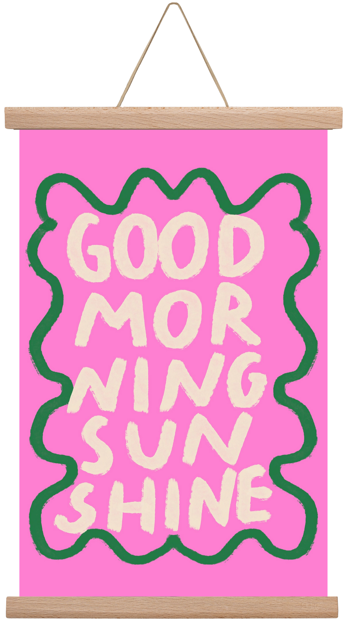 Good Morning Sunshine , 30x45 cm (30x45 cm), Tölgy akasztó