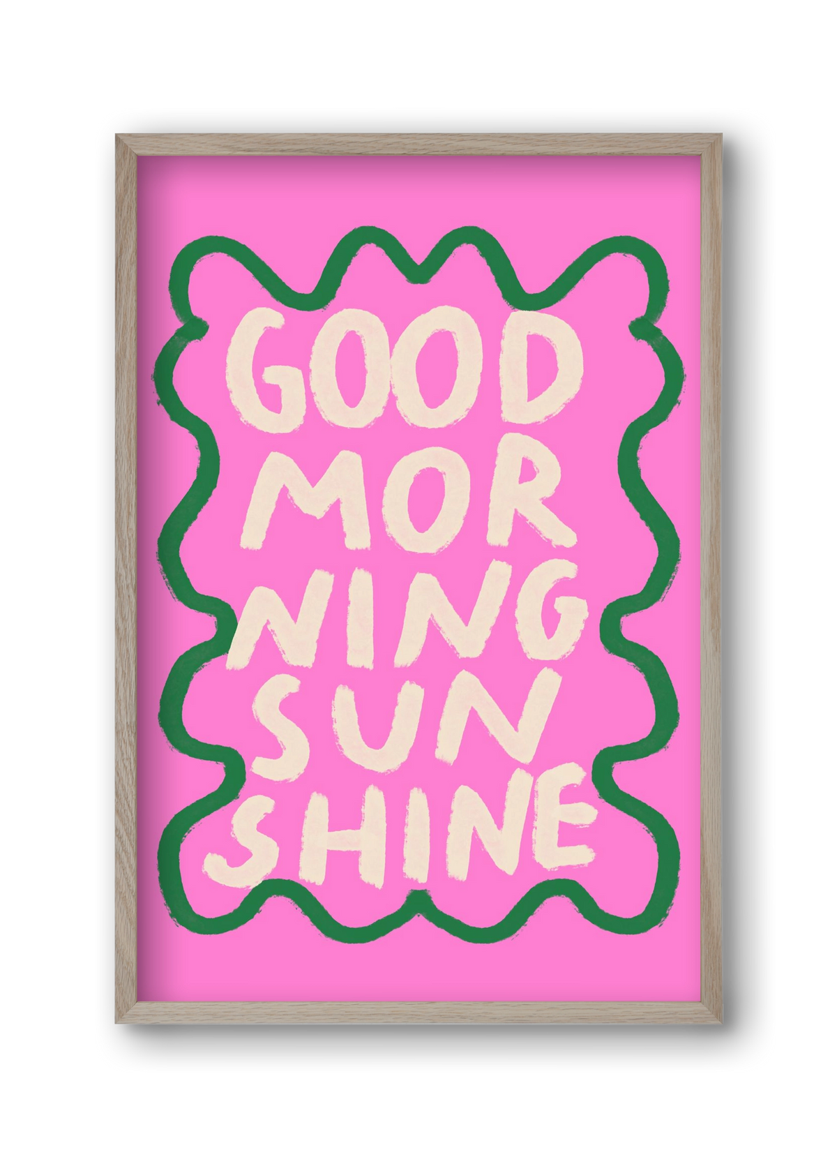 Good Morning Sunshine , 30x45 cm (30x45 cm), Tölgy keret