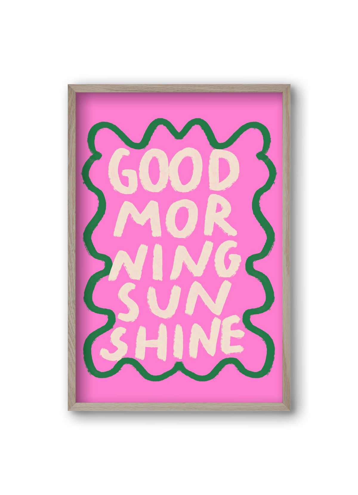 Good Morning Sunshine , 20x30 cm (20x30 cm), Tölgy keret