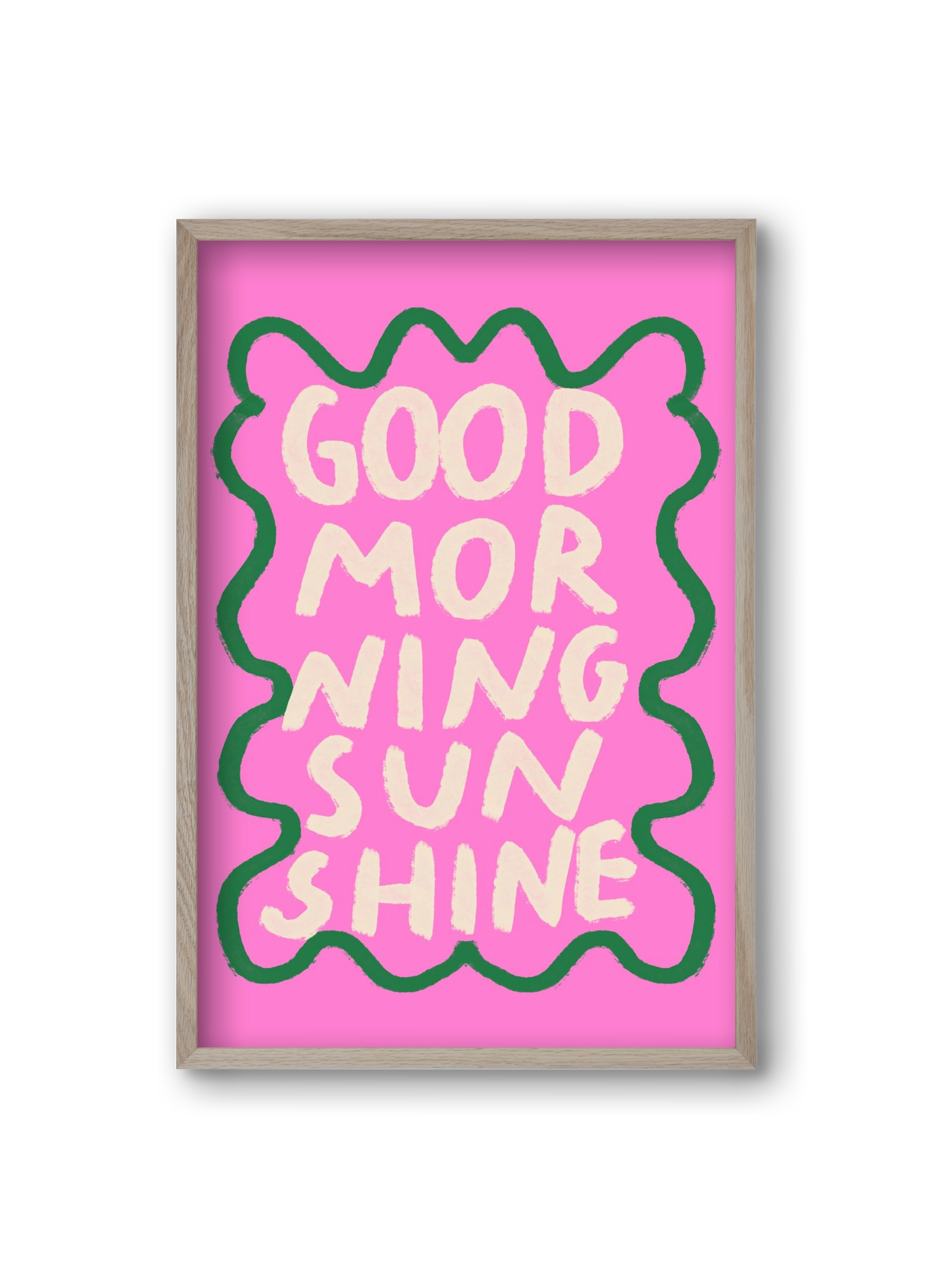 Good Morning Sunshine , 20x30 cm (20x30 cm), Tölgy keret