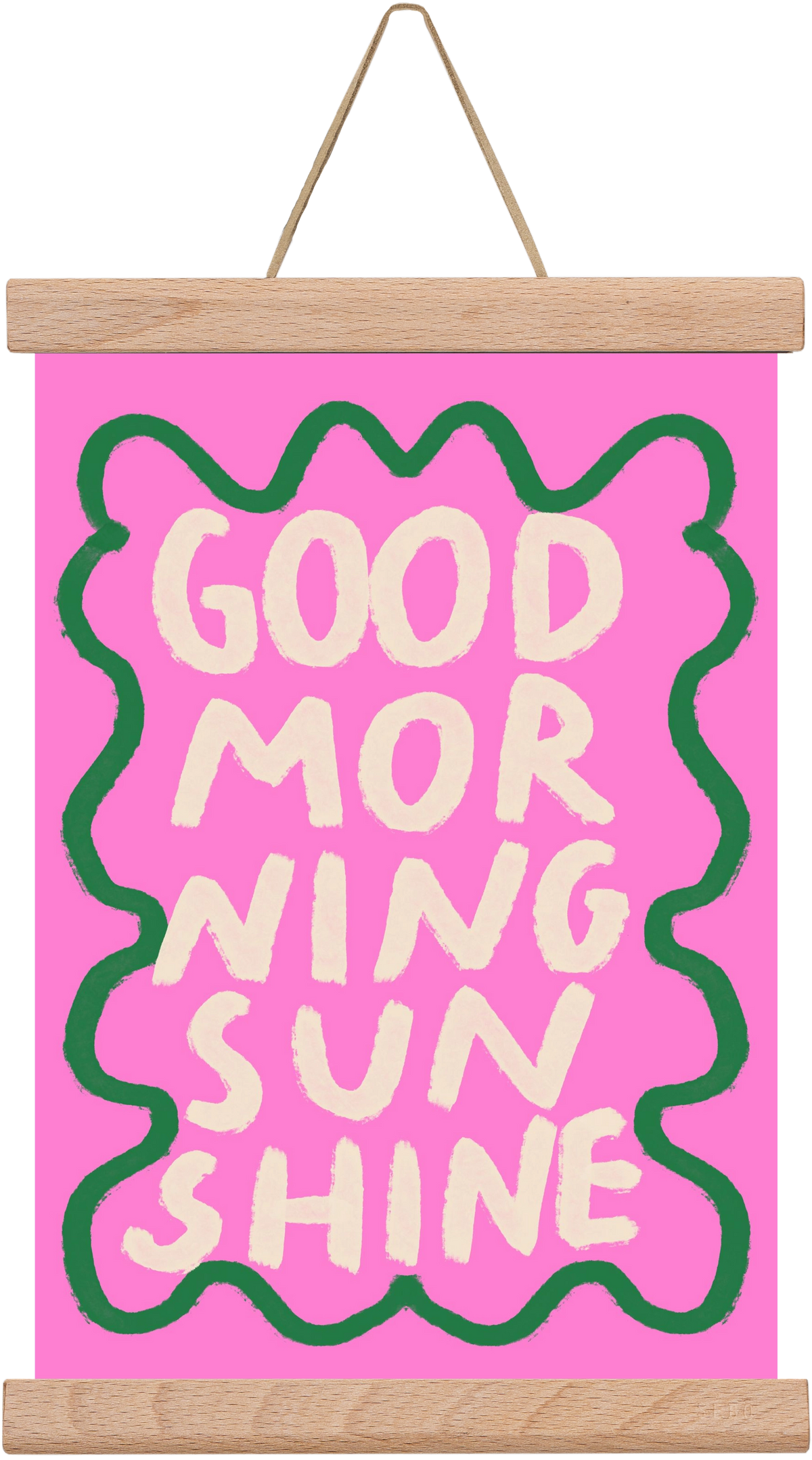 Good Morning Sunshine , 20x30 cm (20x30 cm), Tölgy akasztó