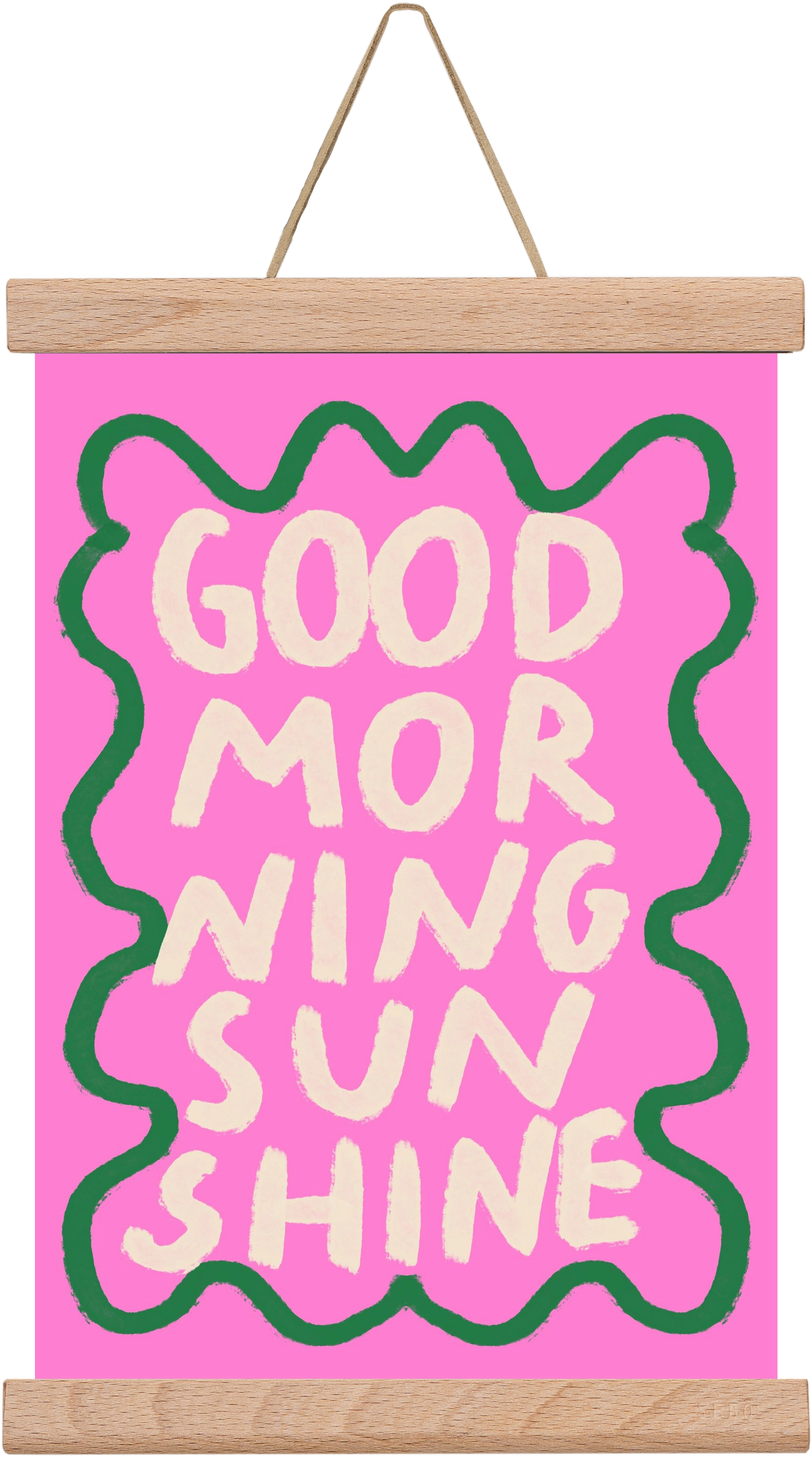 Good Morning Sunshine , 20x30 cm (20x30 cm), Tölgy akasztó