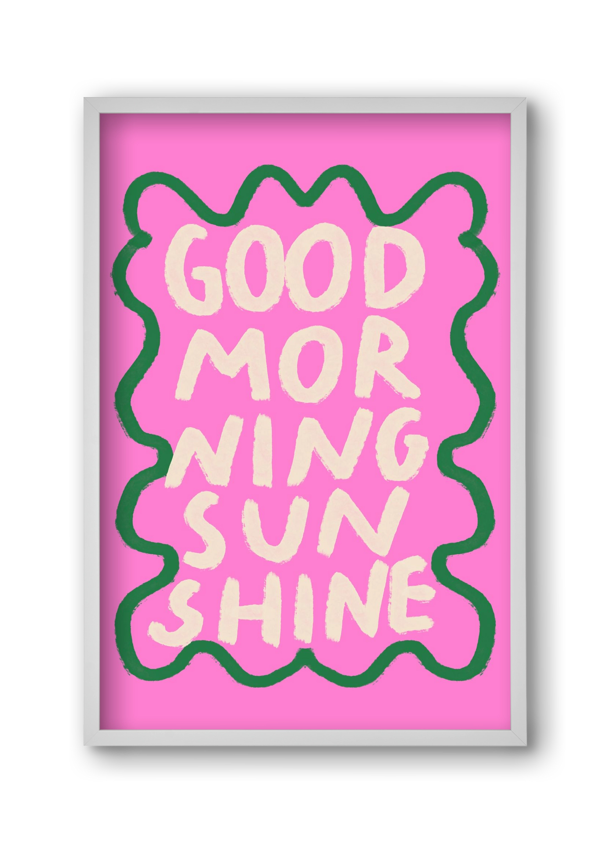 Good Morning Sunshine , 30x45 cm (30x45 cm), Fehér keret