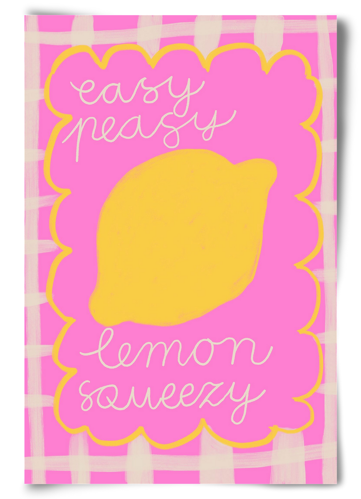 Easy Lemon , 60x90 cm, Keret nélkül