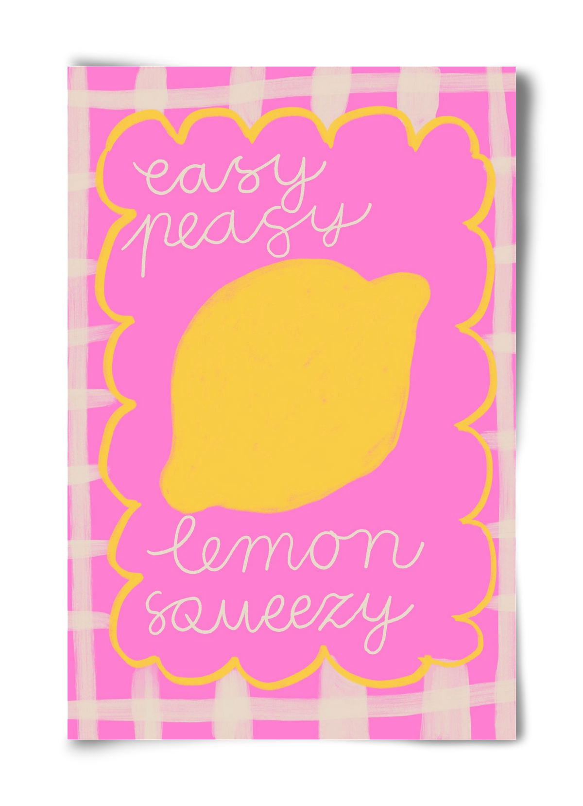 Easy Lemon , 40x60 cm, Keret nélkül